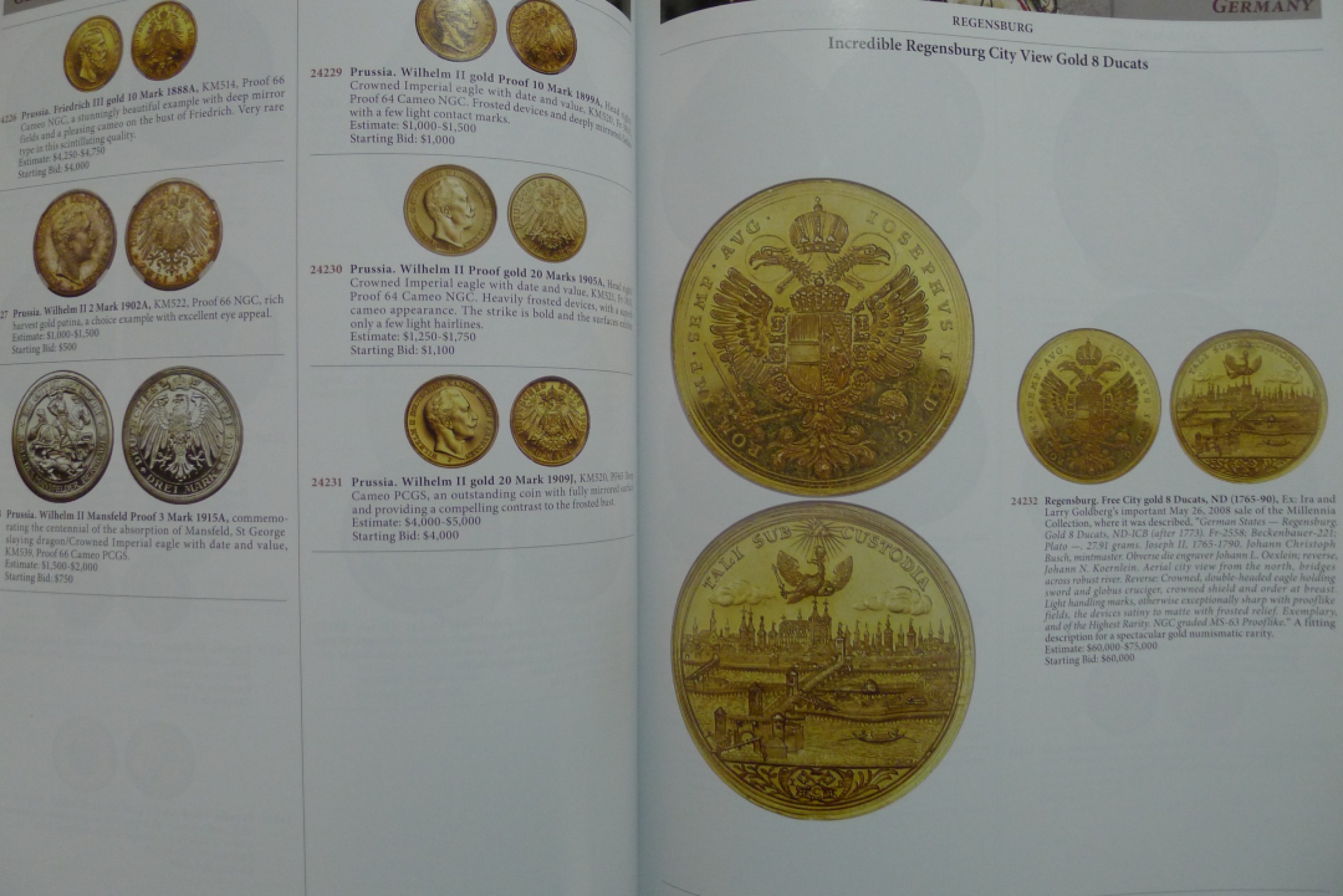 世界钱币章牌书籍专场拍卖第89期 HERITAGE 世界币章拍卖目录3016 (超厚446页)