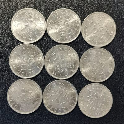 🎉🎊乐享宝藏💎💰~20230324专场 9枚德国200马克