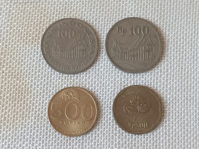 钱币专场第十三期 - 印度尼西亚100、500卢比两个版本