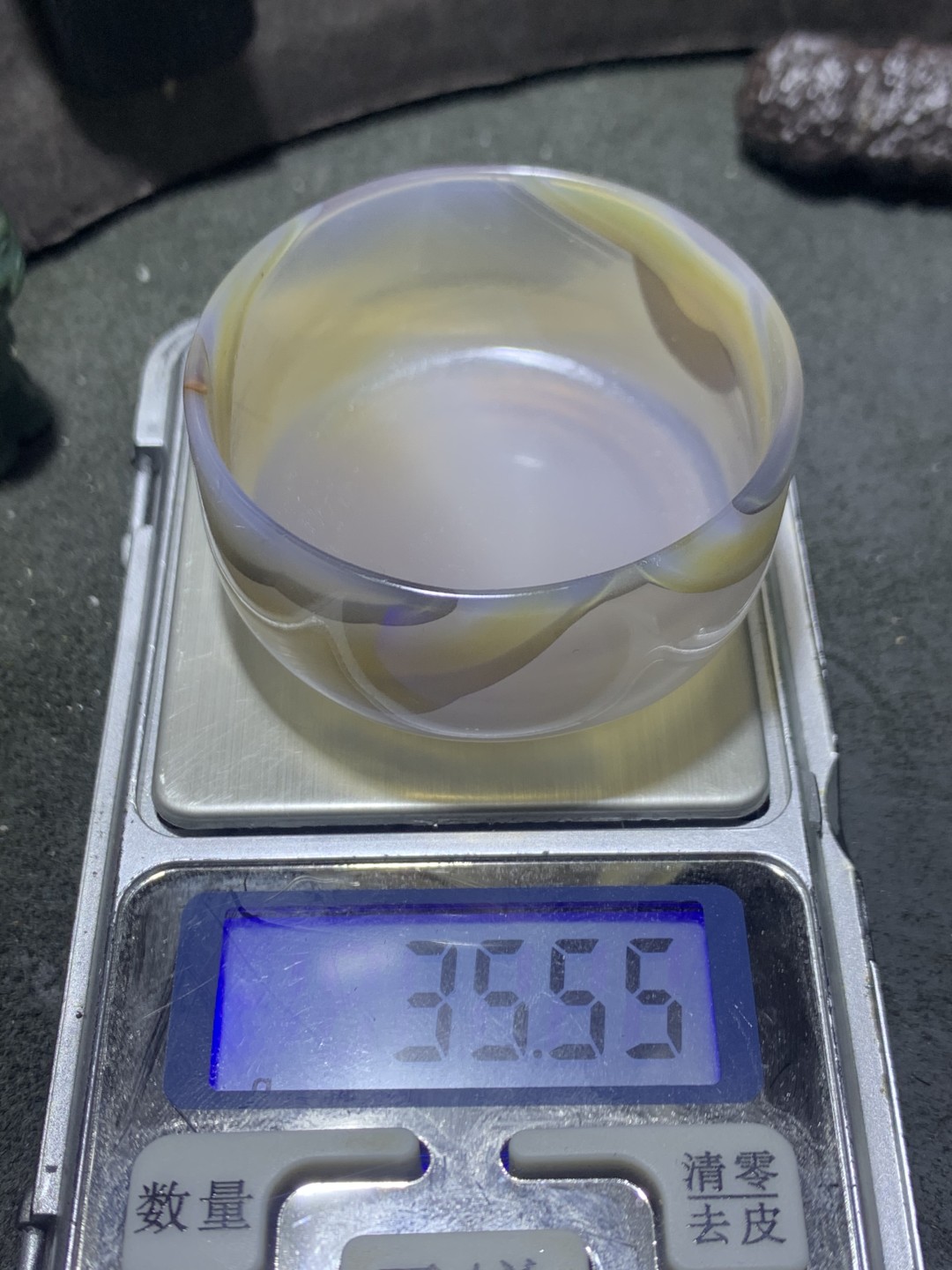 精美高玉化巴西玛瑙小碗一个， 精美高玉化巴西玛瑙小碗一个，