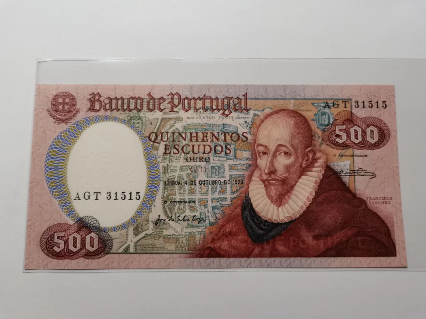 外钞荟萃x民国风云专场 葡萄牙1979年500埃斯库多 全新品相
