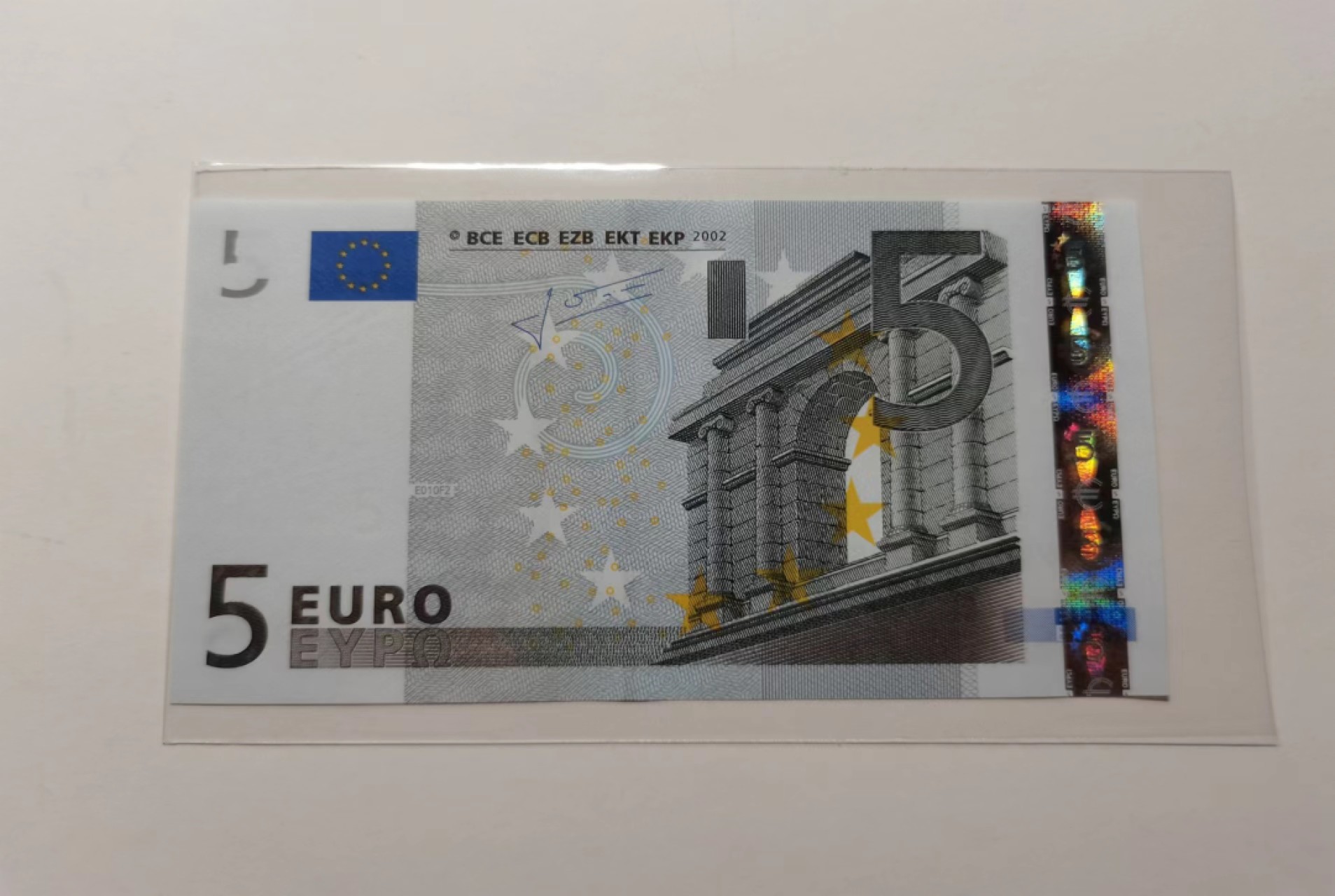 外钞荟萃x民国风云专场 2002年5欧元 全新品相