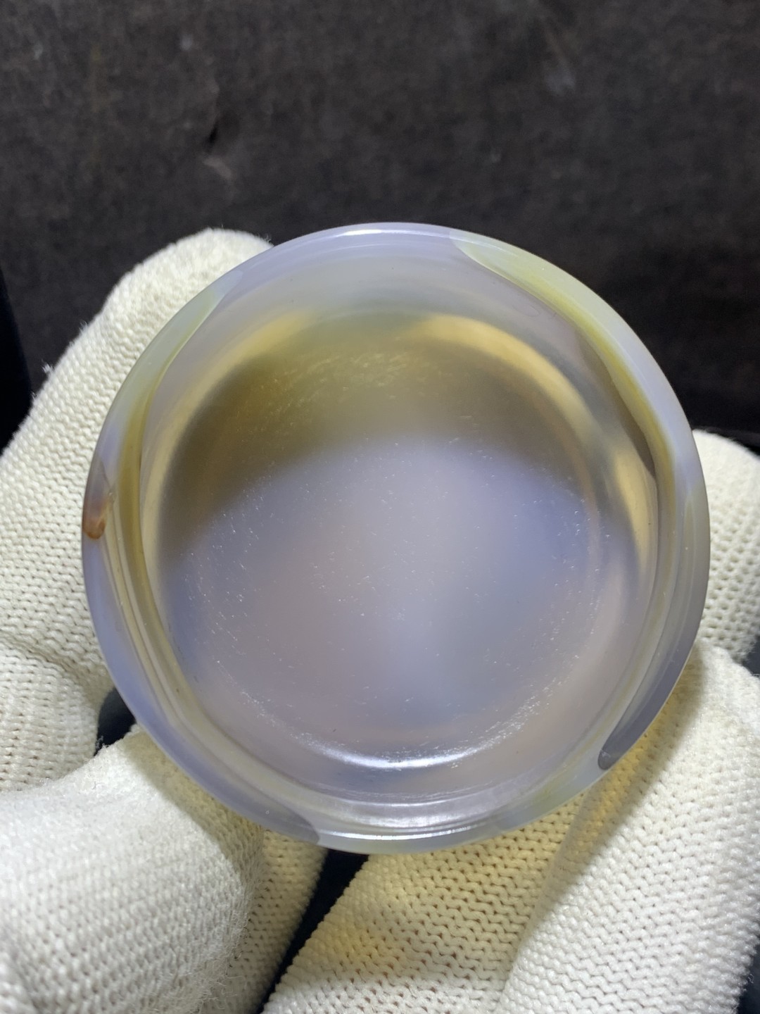 精美高玉化巴西玛瑙小碗一个， 精美高玉化巴西玛瑙小碗一个，