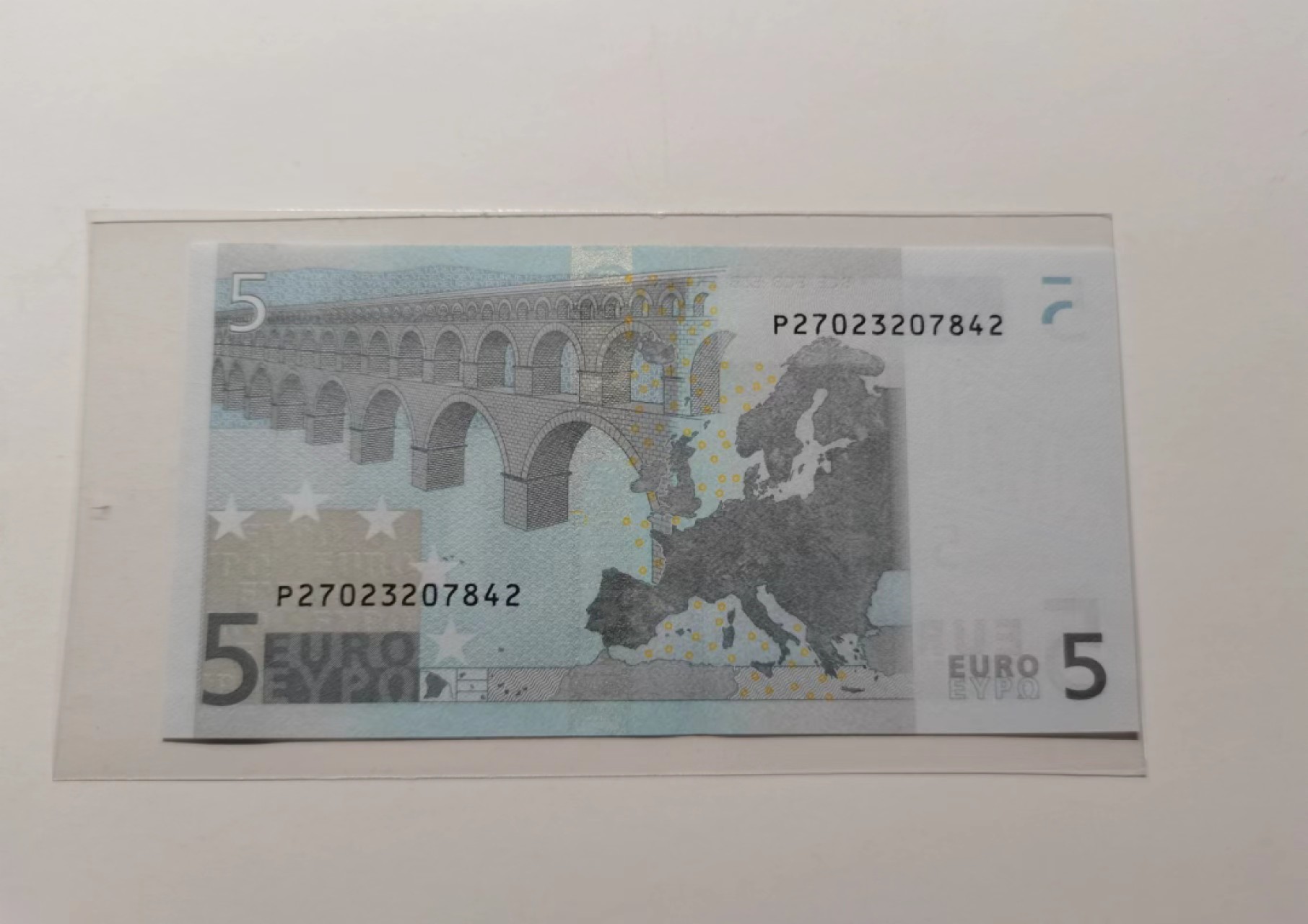 外钞荟萃x民国风云专场 2002年5欧元 全新品相