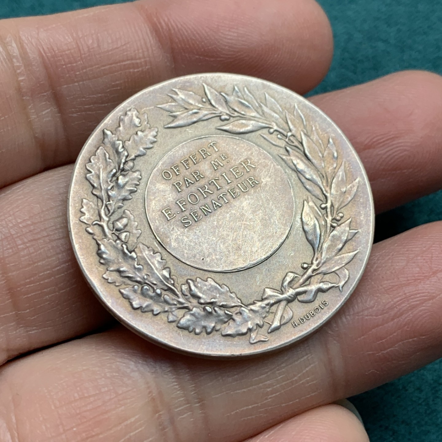 《竞宝斋》第146场-周日，周一 2场 (全场包邮) 法国 玛丽安娜银章 边铭丰饶角AR 重量22.3g 直径36mm