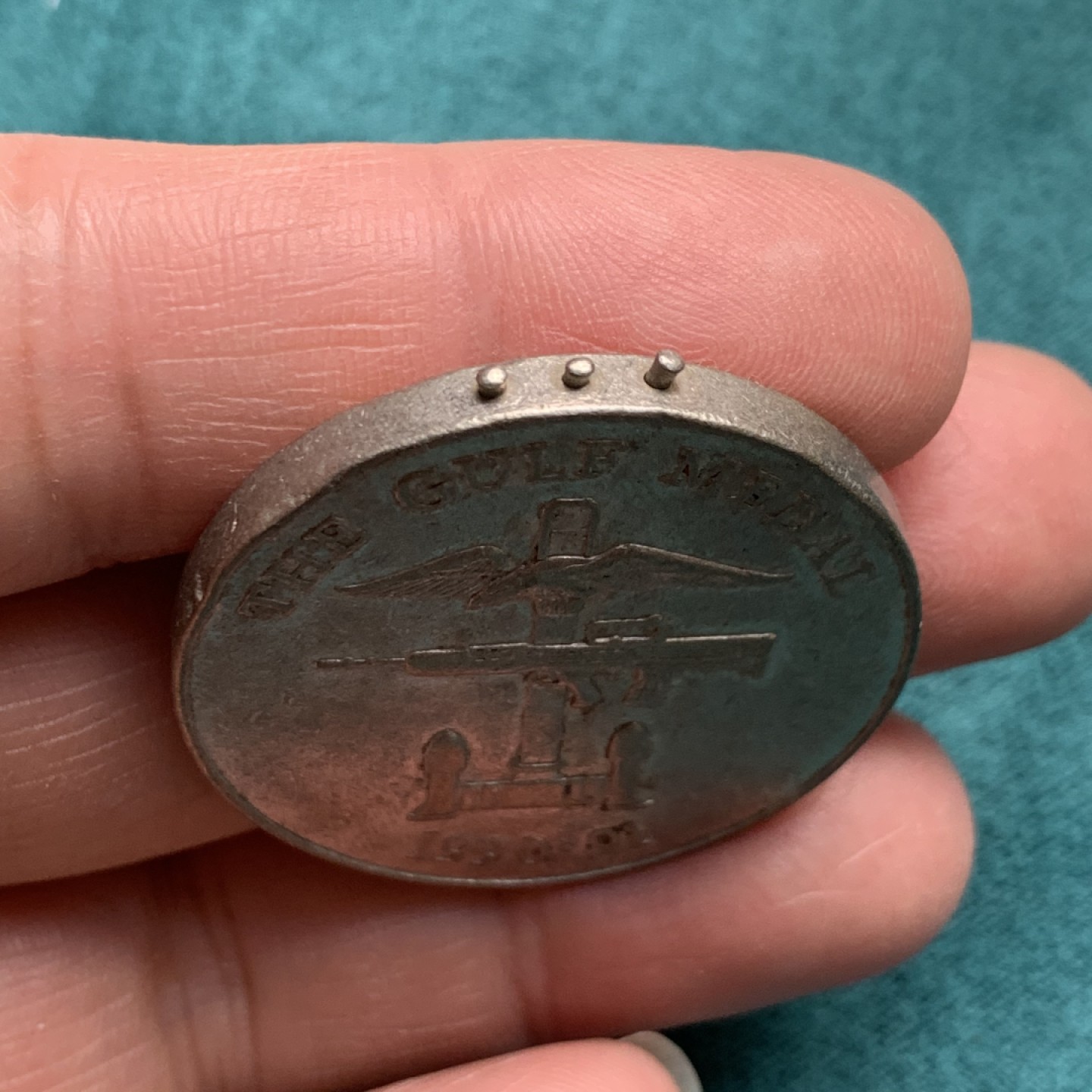 《竞宝斋》第146场-周日，周一 2场 (全场包邮) 英国1990年高夫纪念章，伊丽莎白二世高冠章，重量31.5克