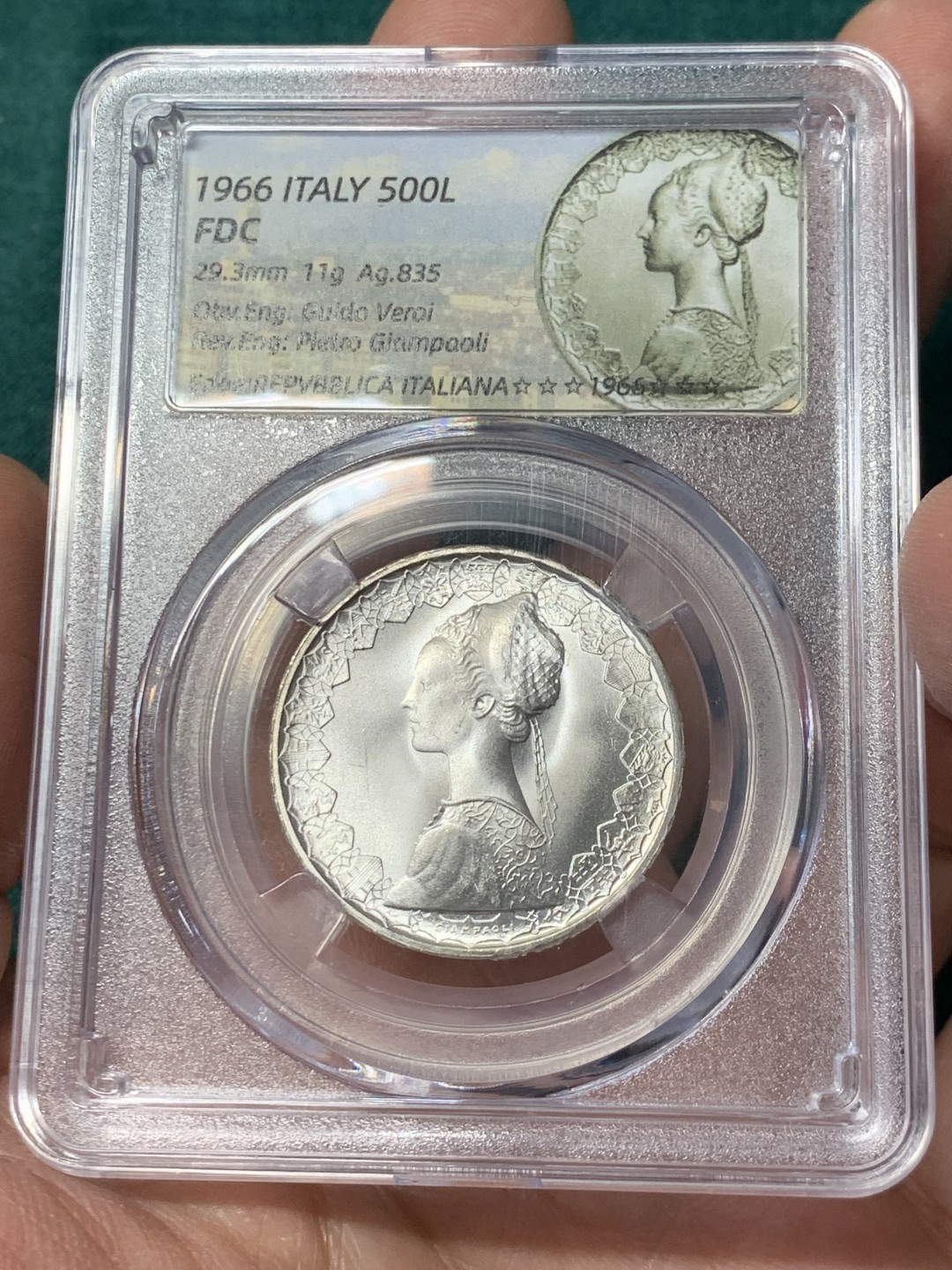 《竞宝斋》第146场-周日，周一 2场 (全场包邮) 意大利1966年帆船500里拉，自制标签，整体状态好