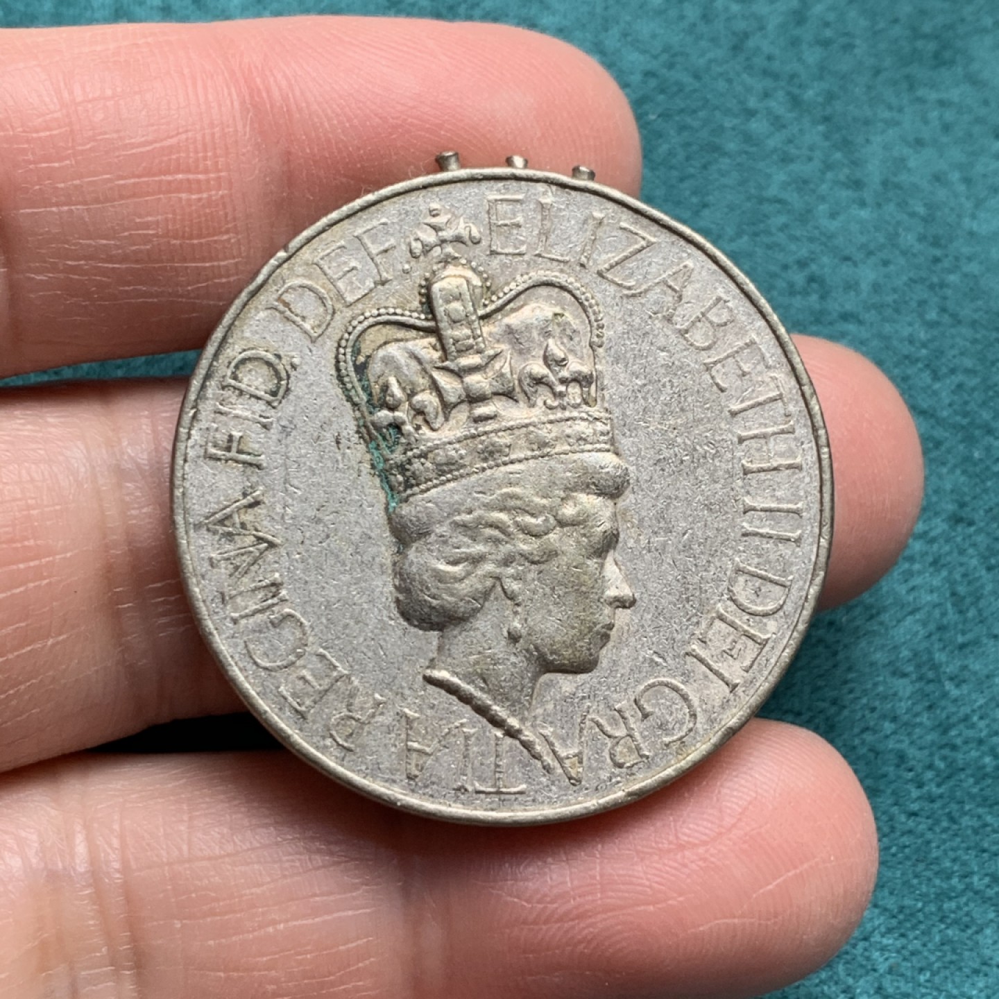 《竞宝斋》第146场-周日，周一 2场 (全场包邮) 英国1990年高夫纪念章，伊丽莎白二世高冠章，重量31.5克