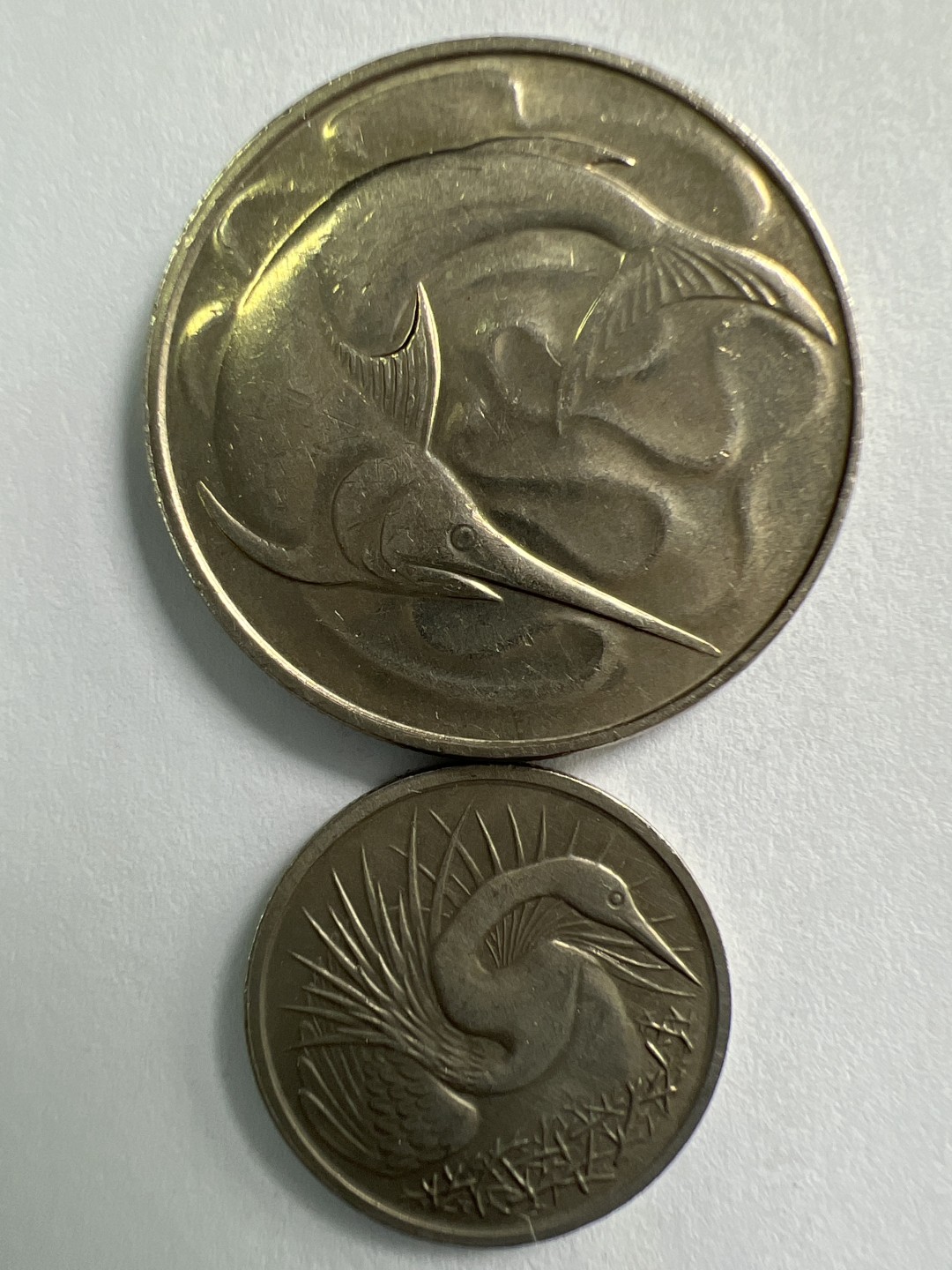 泡泡堂微拍第一百〇三幕硬币捡漏可累计专场👿👿，累计满二十元包邮，接受代拍业务 新加坡首版两枚