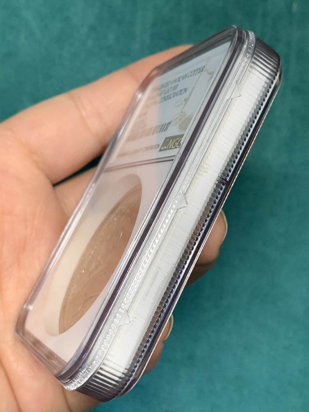 《竞宝斋》第146场-周日，周一 2场 (全场包邮) NGC MS64 教皇国 梵蒂冈 1893年 利奥十三世 教皇祝圣纪念 镀银铜章 高浮雕设计 细节惊人 加厚盒装 可藏