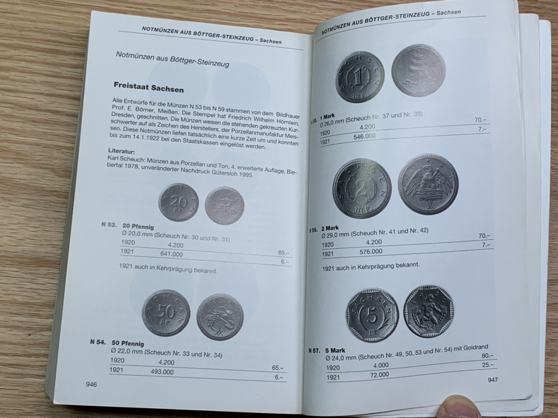 《竞宝斋》第146场-周日，周一 2场 (全场包邮) 德国耶格尔目录1871年--至今，经典目录 960页 包含第三帝国、东德等热门币种详细版别介绍