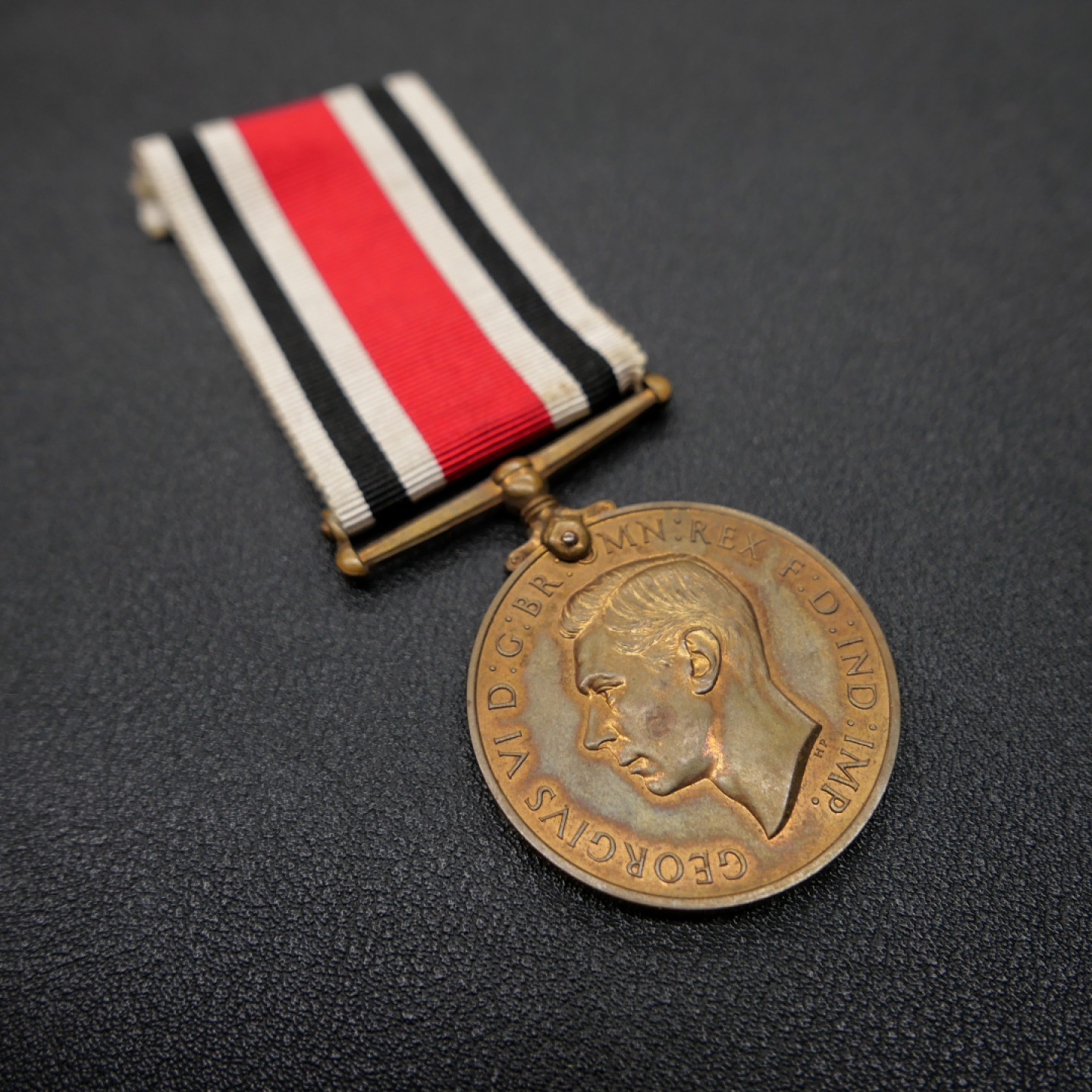 勋章奖章交易所3月25日拍卖 英国志愿警员长期服役奖章，乔治六世版，铜质