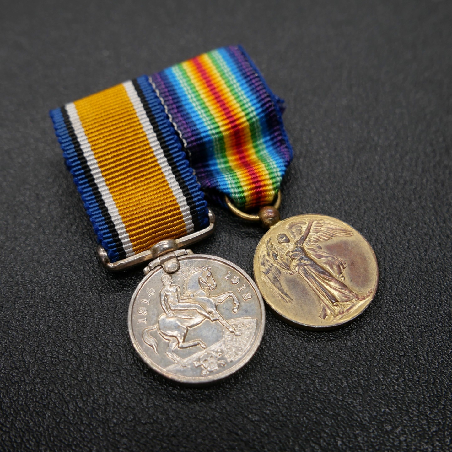 勋章奖章交易所3月25日拍卖 英国一战奖章一战胜利奖章迷你章