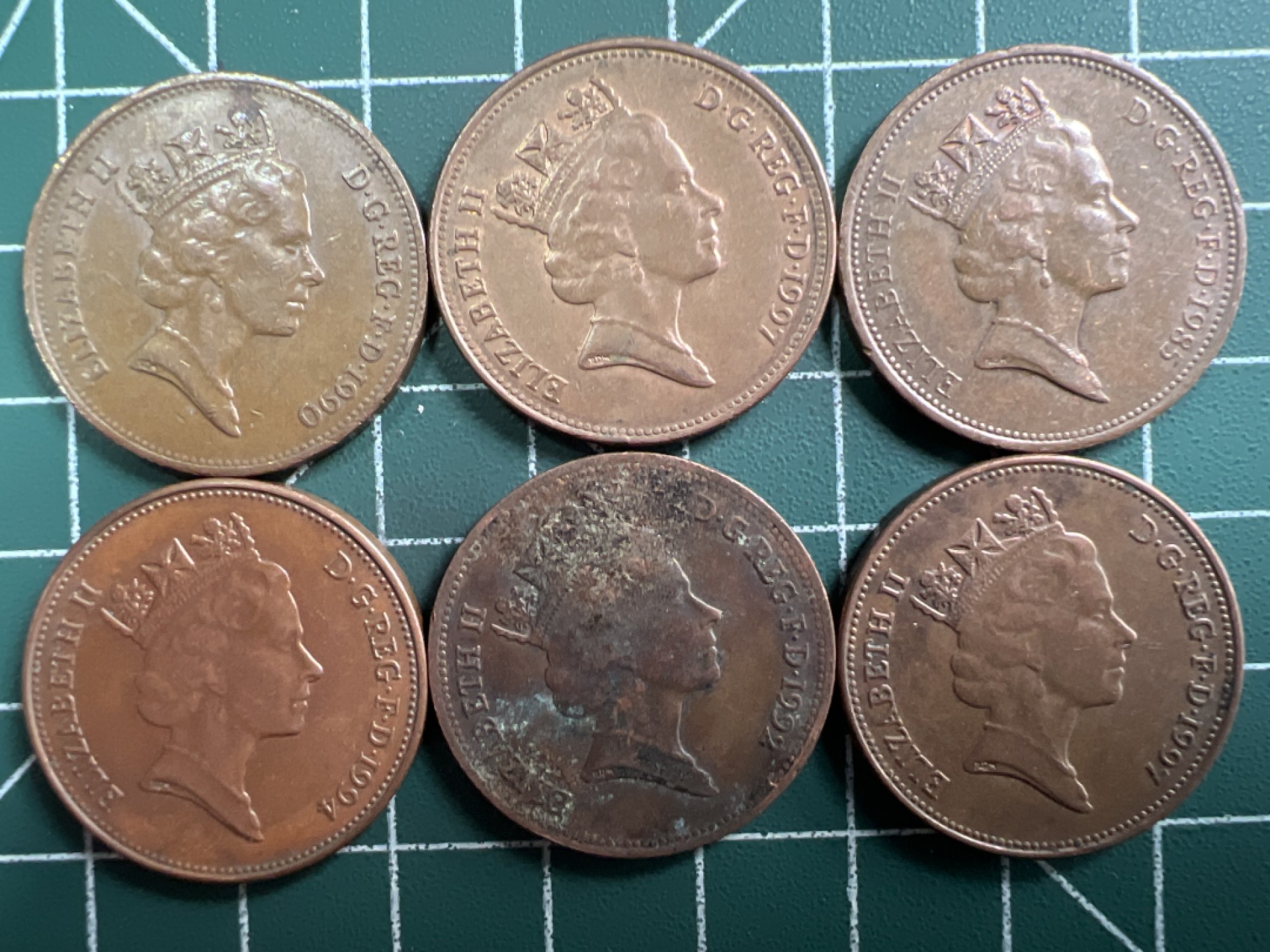 泡泡堂微拍第一百〇三幕硬币捡漏可累计专场👿👿，累计满二十元包邮，接受代拍业务 英国2便士6枚