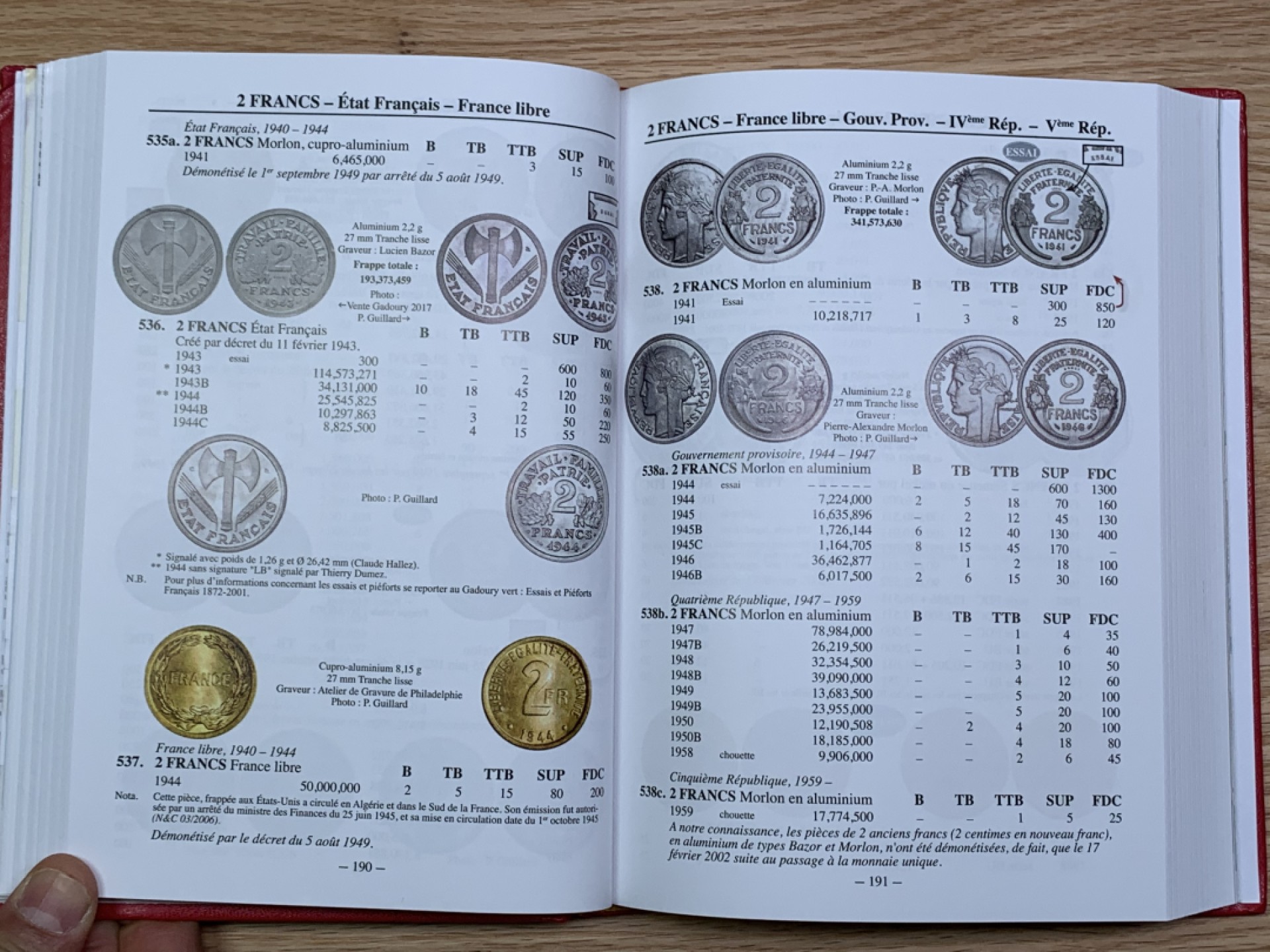 《竞宝斋》第146场-周日，周一 2场 (全场包邮) 全新刚拆封，最新版gadour法国硬币目录（1789-2021），最畅销的法国硬币目录之一，584页。法系玩家收藏必备工具书。