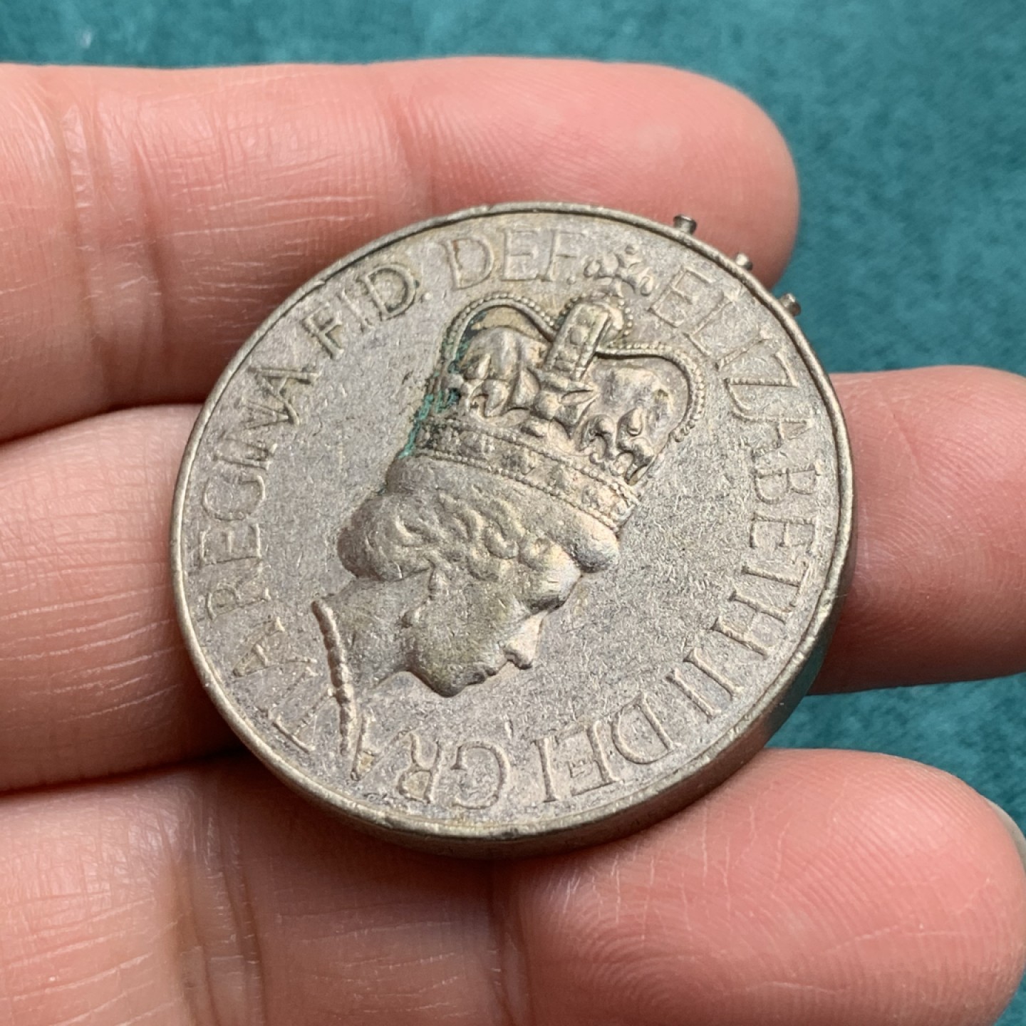 《竞宝斋》第146场-周日，周一 2场 (全场包邮) 英国1990年高夫纪念章，伊丽莎白二世高冠章，重量31.5克