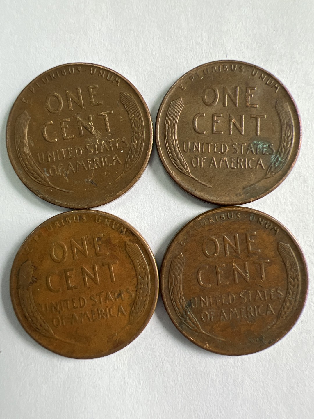 泡泡堂微拍第一百〇二幕硬币捡漏可累计专场👿👿，累计满二十元包邮，接受代拍业务 美国一美分麦穗D版4枚