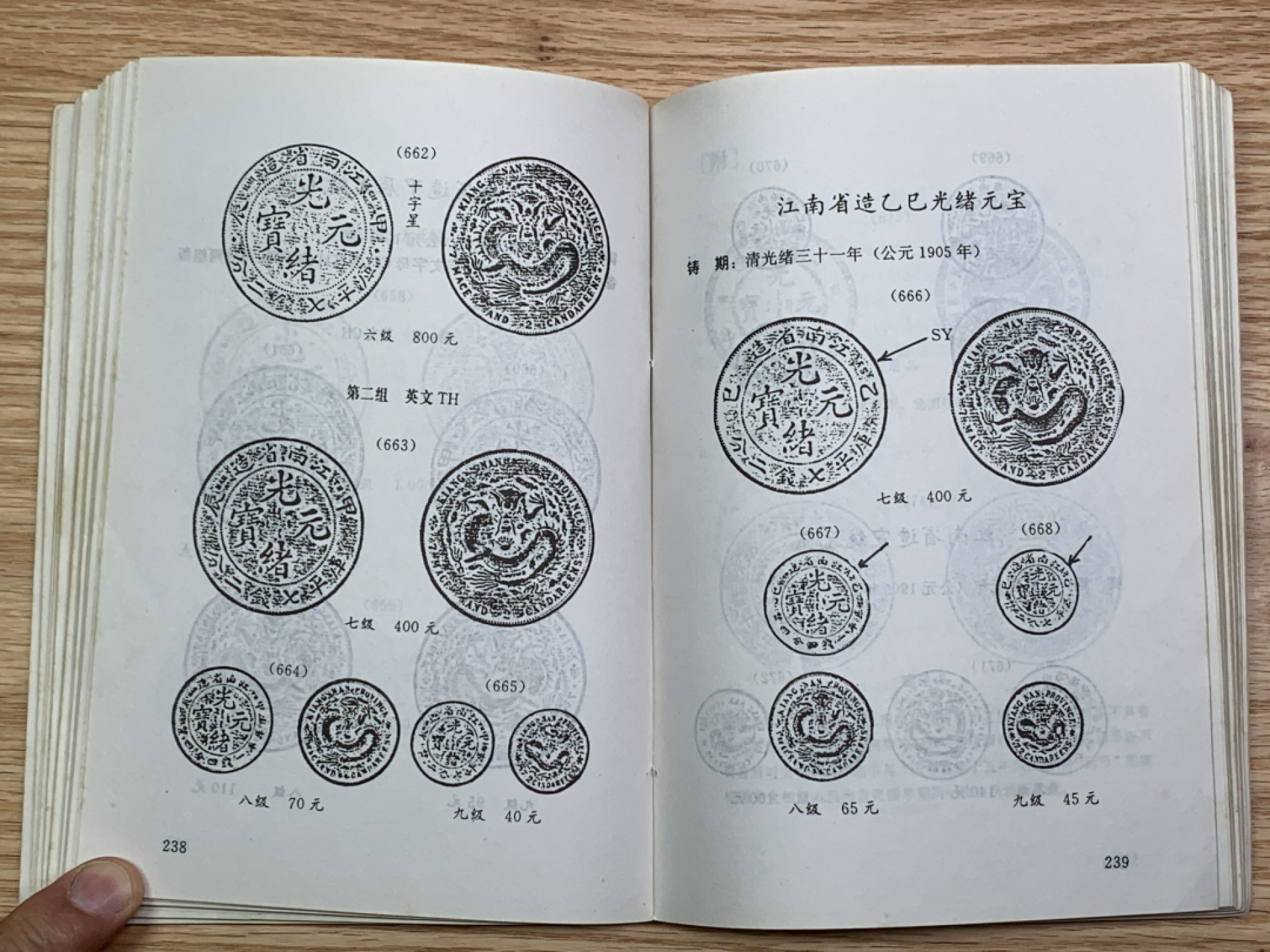 《竞宝斋》第146场-周日，周一 2场 (全场包邮) 华光普 著 中国银币目录 早期版本 比不少藏友的年纪都大