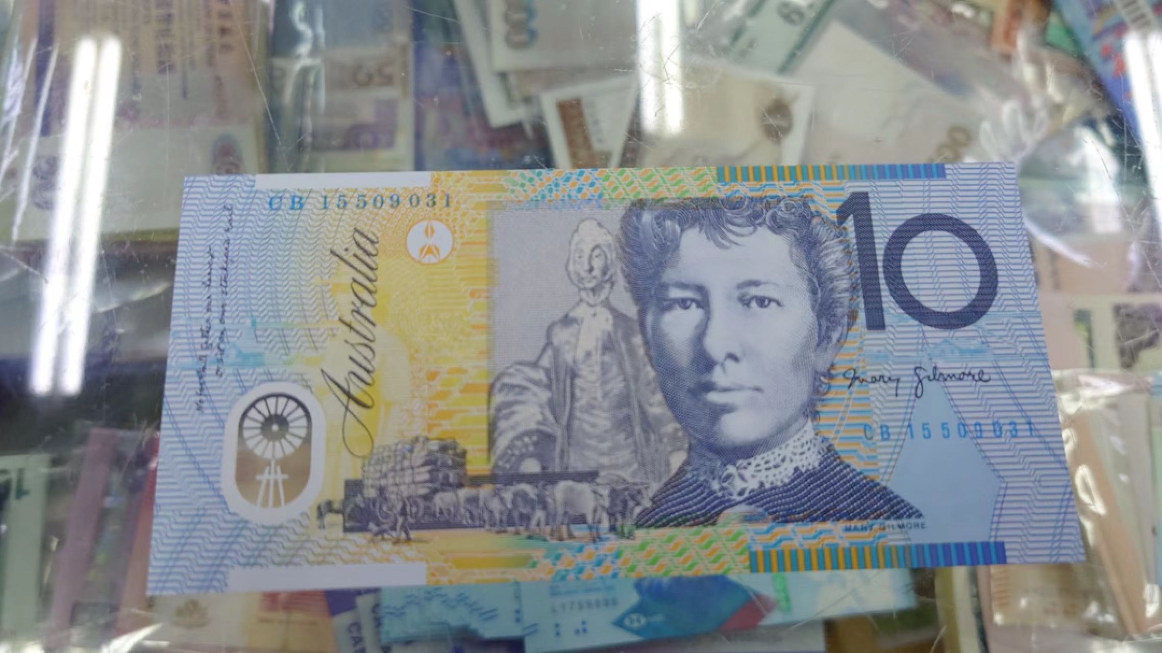 【世界钱币收藏】精选微拍第57期暨2023年第四期 裸钞专场 2015年澳大利亚10元 全新绝品无47