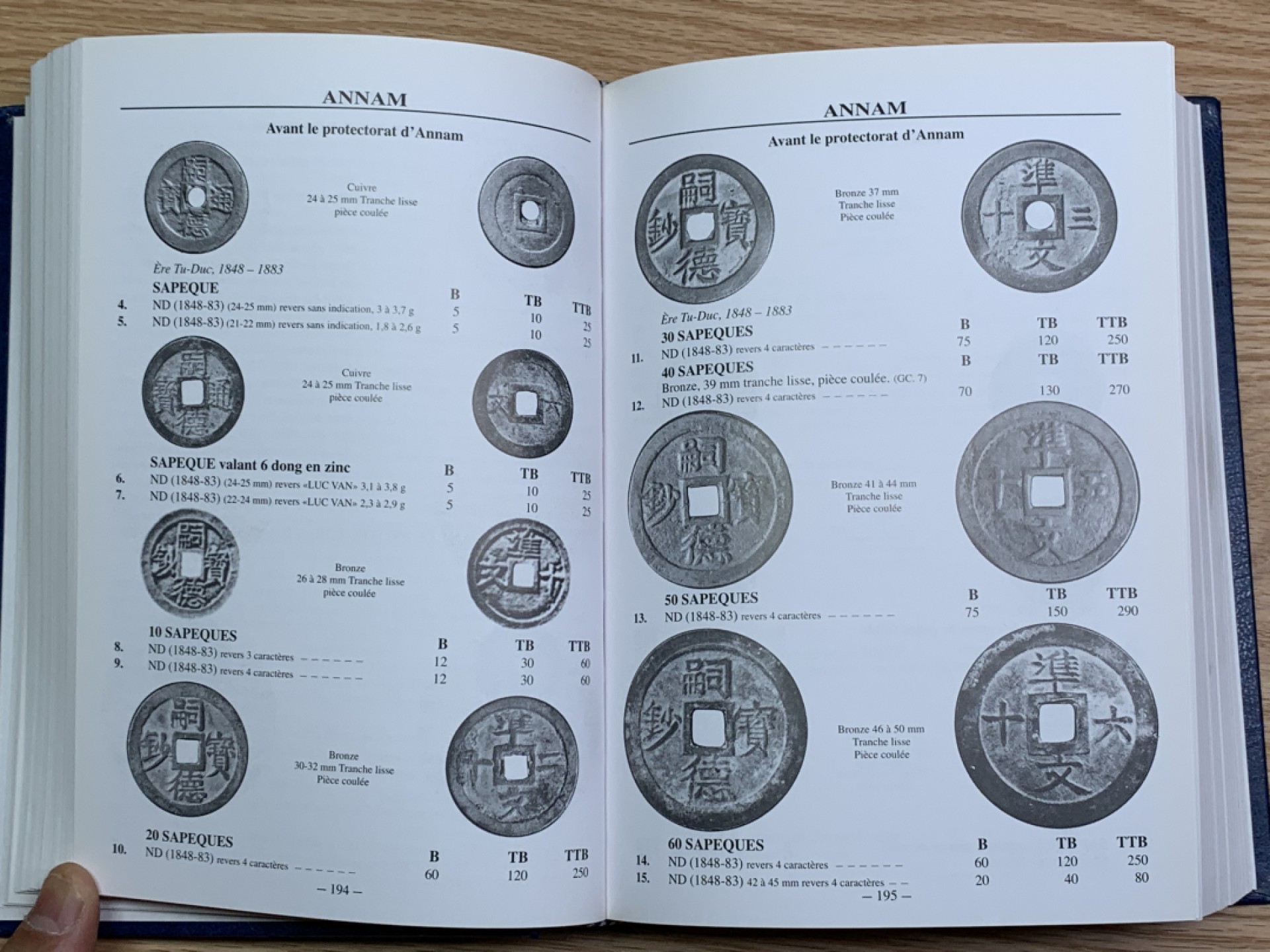 《竞宝斋》第146场-周日，周一 2场 (全场包邮) 市场少见 法国jetons 法国殖民地钱币目录/1498年--至今，736页，书尾有详细的英文对照索引，查询币非常方便 Monnaies et jetons des colonies françaises / Jean Lecompte