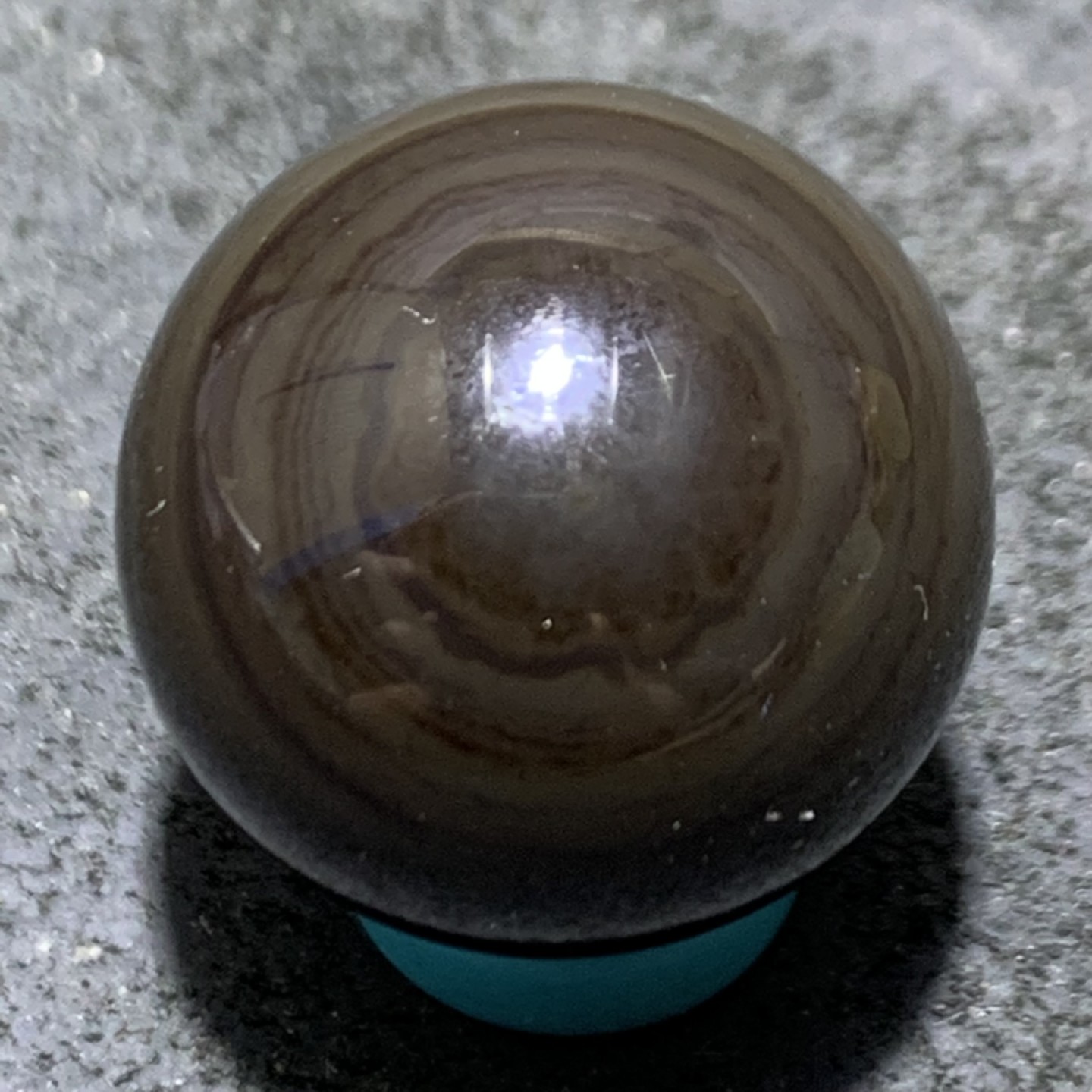 精美天眼缠丝玛瑙2.0圆珠一颗，
