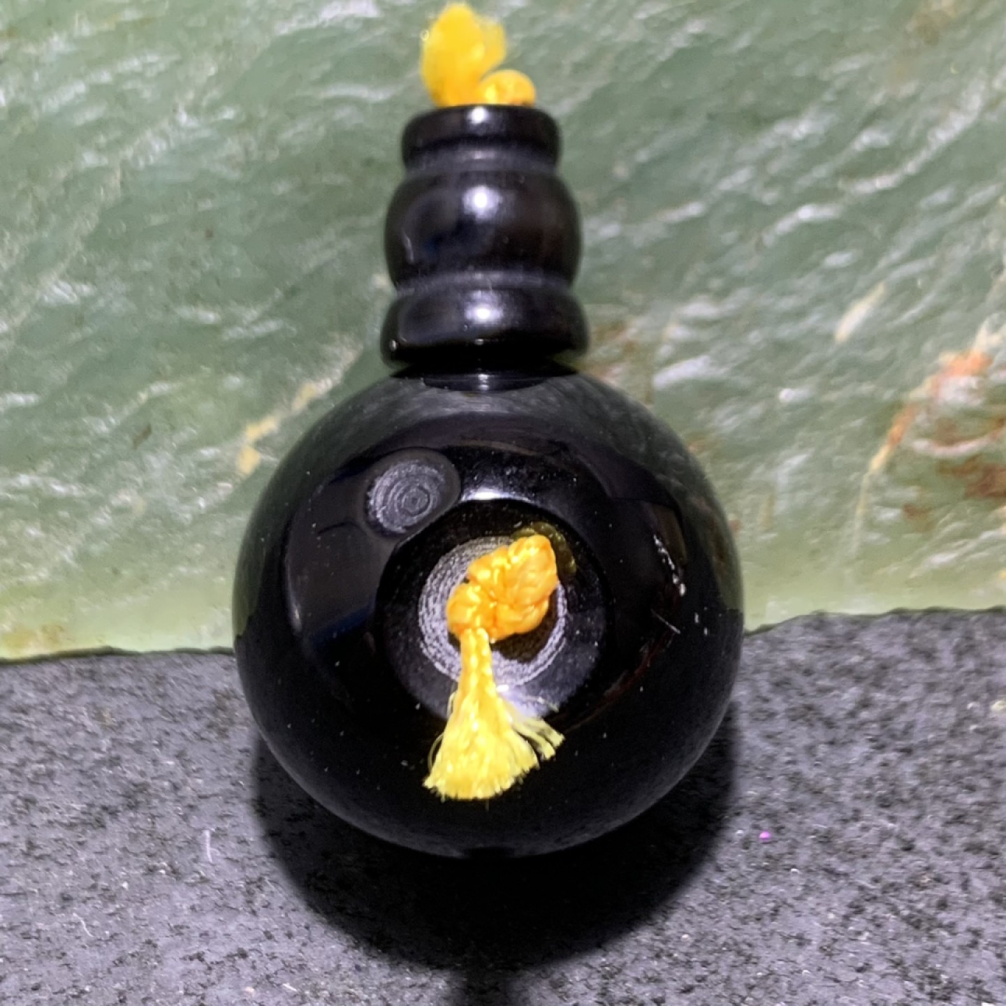 精品随形药师佛头三通一套。