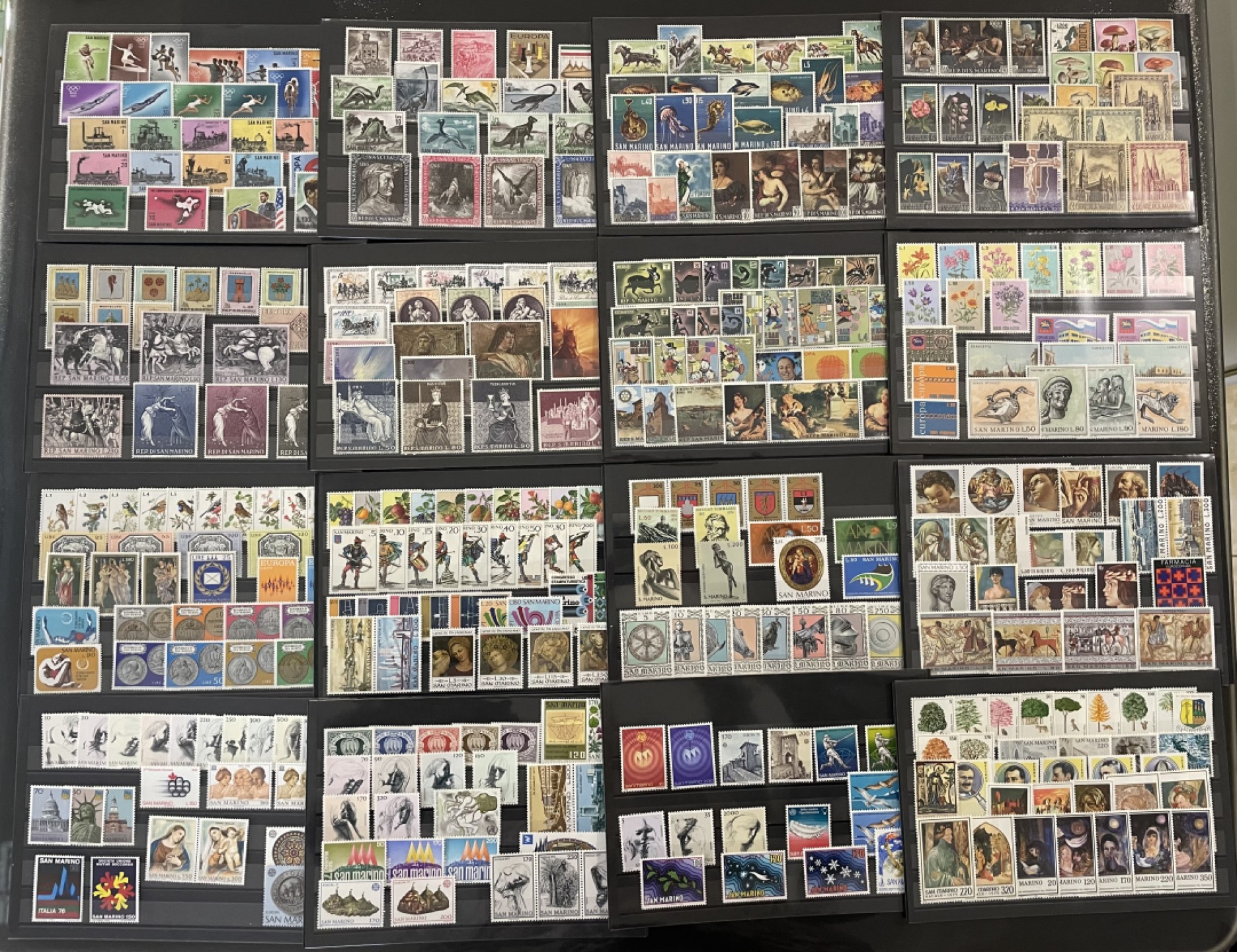 圣马力诺1964-1979年全年邮票新
