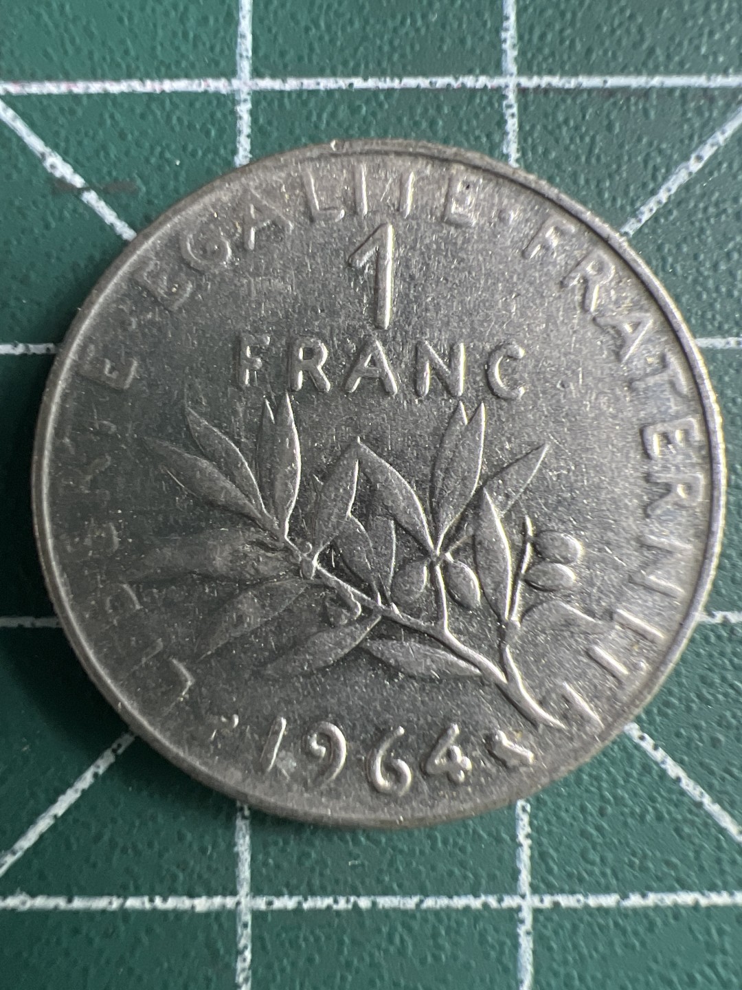 泡泡堂第288期  世界硬币 （无押金，捡漏，全场20包邮，偏远地区除外，接收代拍业务） 法国1法郎