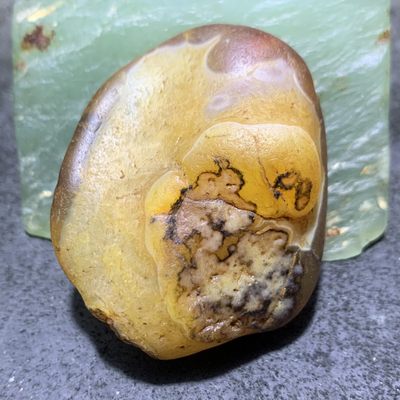精美天然马达加斯加玛瑙原石把件，摆件一个， - 精美天然马达加斯加玛瑙原石把件，摆件一个，