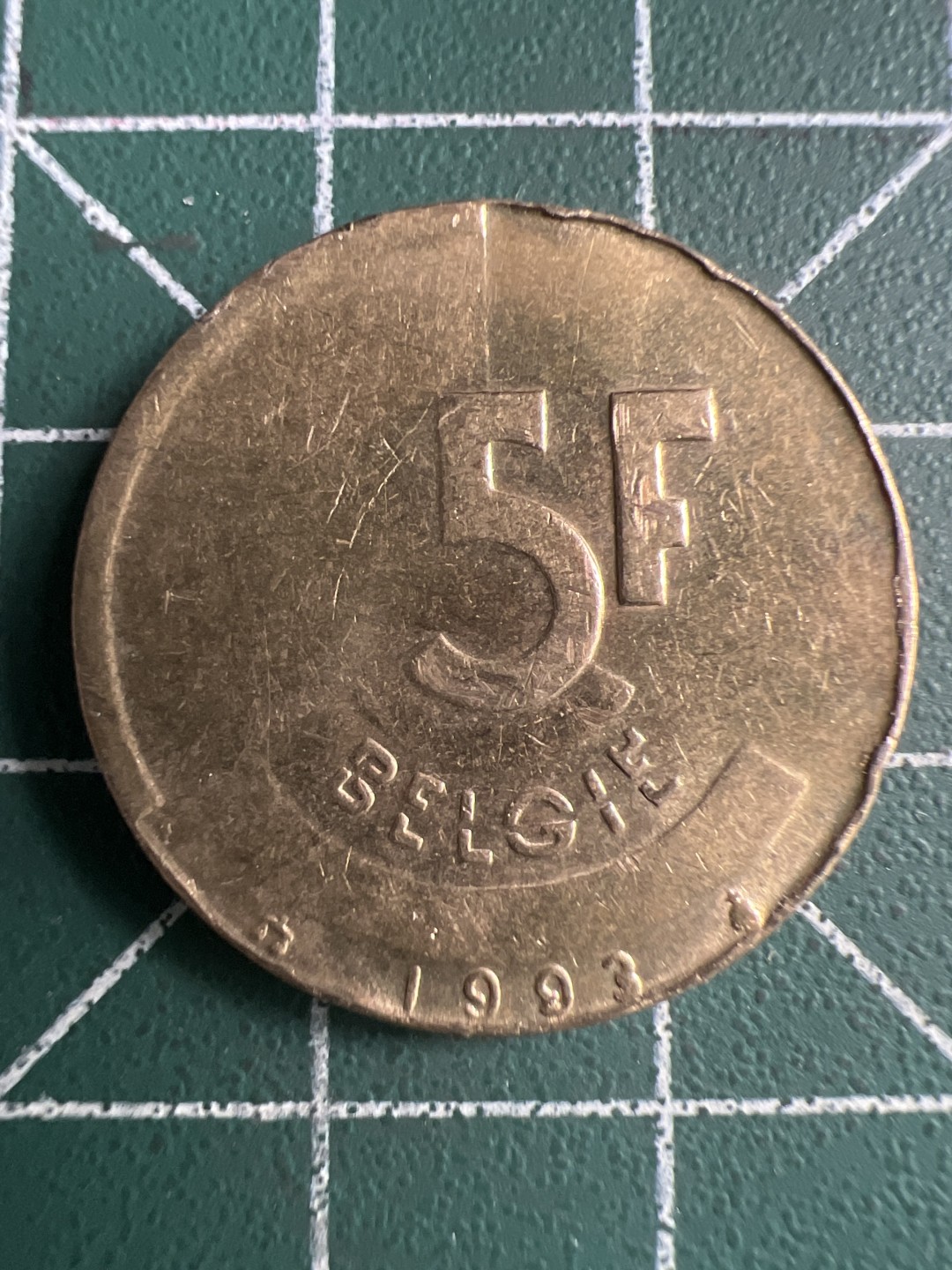 泡泡堂第288期  世界硬币 （无押金，捡漏，全场20包邮，偏远地区除外，接收代拍业务） 比利时5法郎