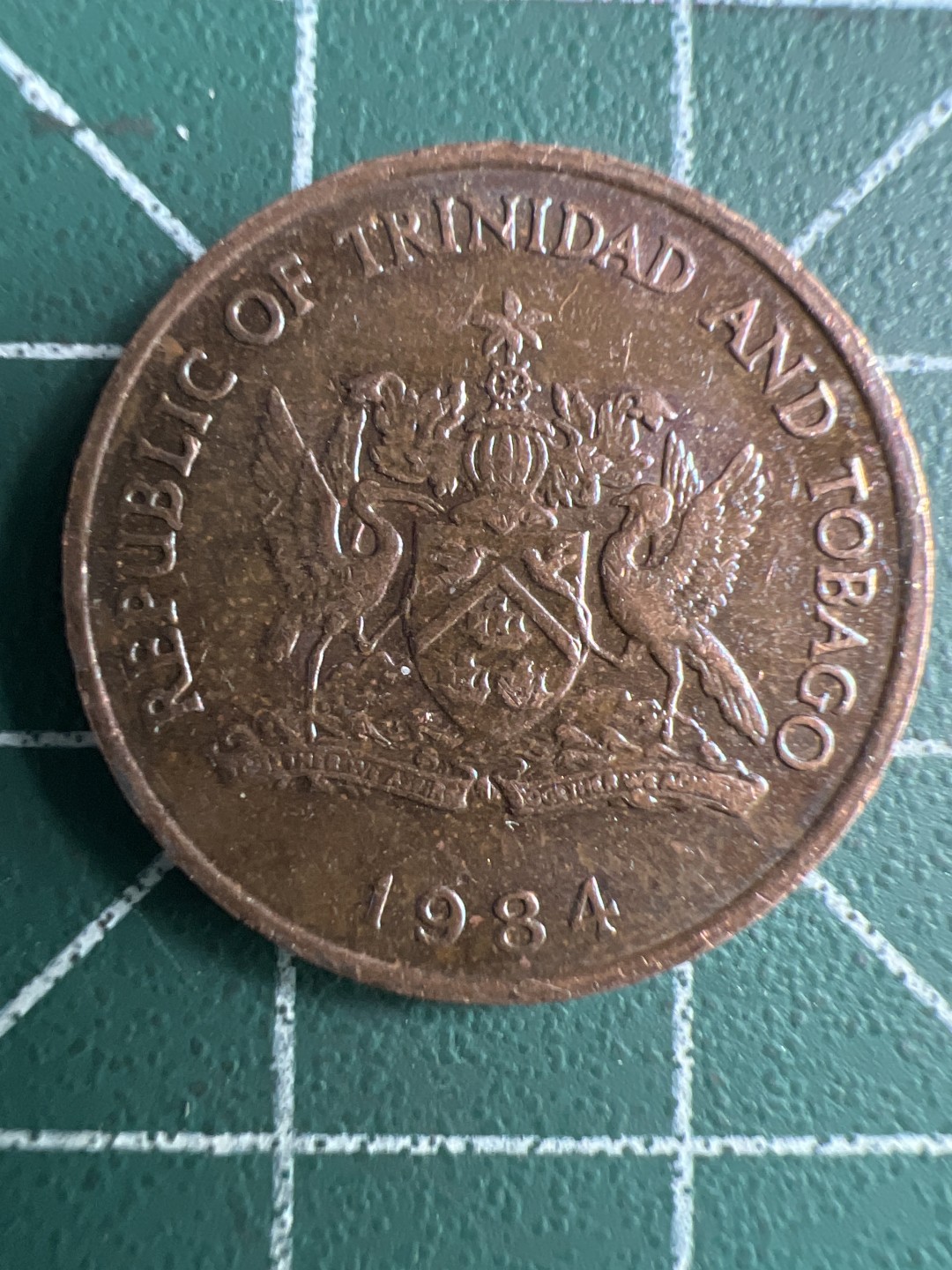 泡泡堂第288期  世界硬币 （无押金，捡漏，全场20包邮，偏远地区除外，接收代拍业务） 特立尼达和多巴哥5分