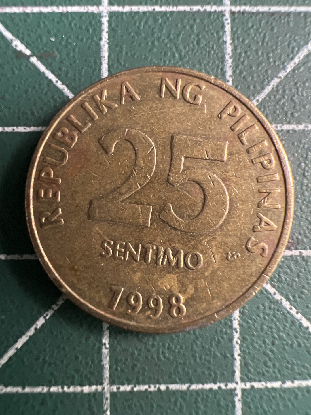 泡泡堂第326期  世界硬币 （无押金，捡漏，全场20包邮，偏远地区除外，接收代拍业务） 菲律宾25分