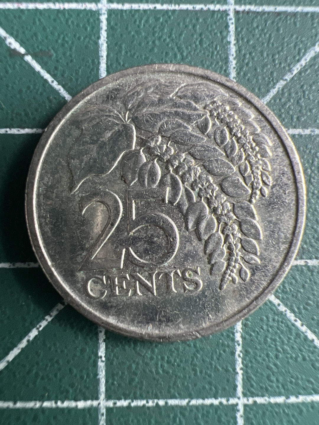 泡泡堂第283期  世界硬币 （无押金，捡漏，全场20包邮，偏远地区除外，接收代拍业务） 特立尼达和多巴哥25分