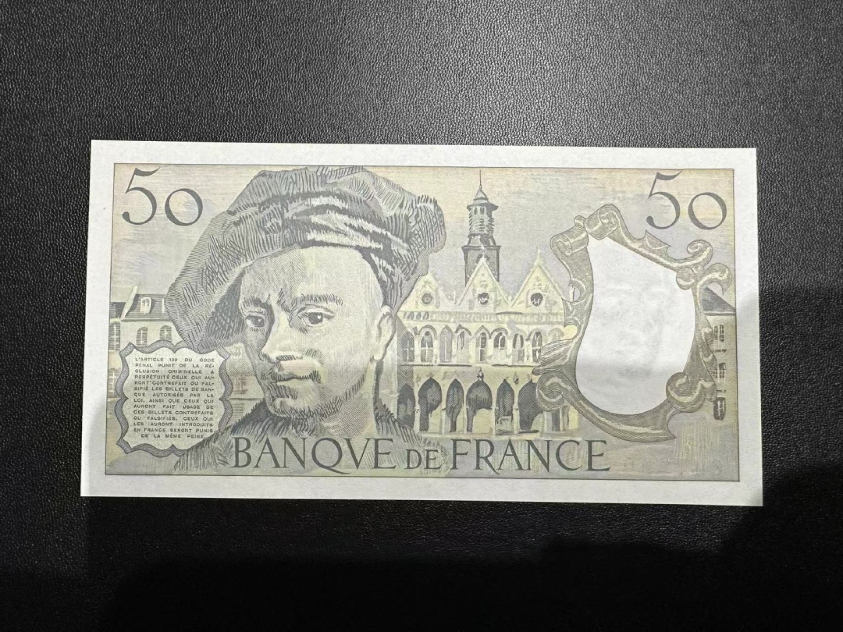 《外钞收藏家》第二百五十三期（德法意专场） 法国1992年50法郎，拉图尔 全新