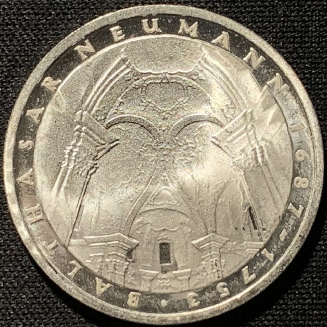 紫瑗钱币——第261期拍卖 联邦德国 1978年 F厂 诺依曼逝世225周年 5马克 11.2克 0.625银 UNC