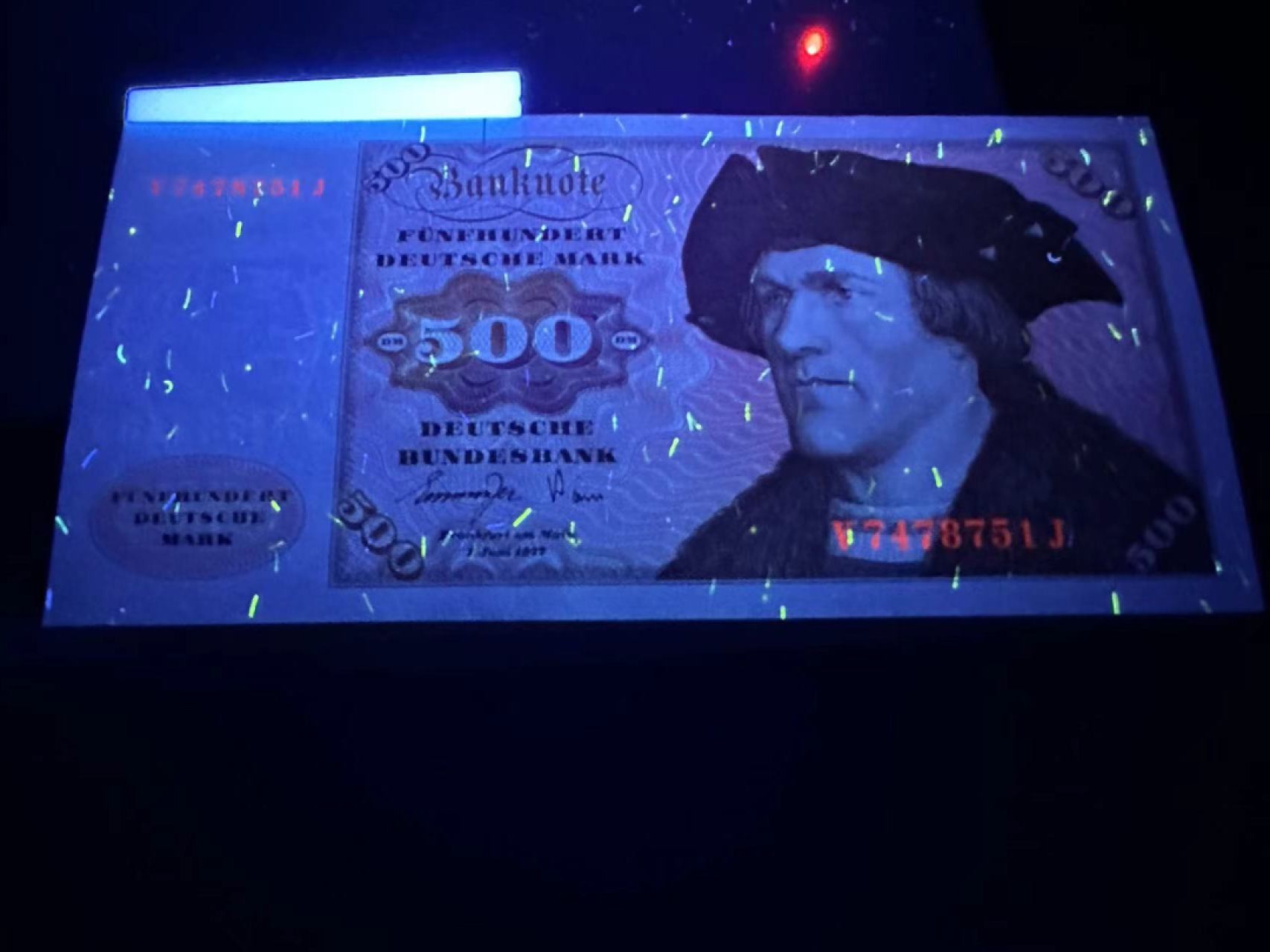 《外钞收藏家》第二百五十三期（德法意专场） 联邦德国1977年500马克 全新 无瑕疵