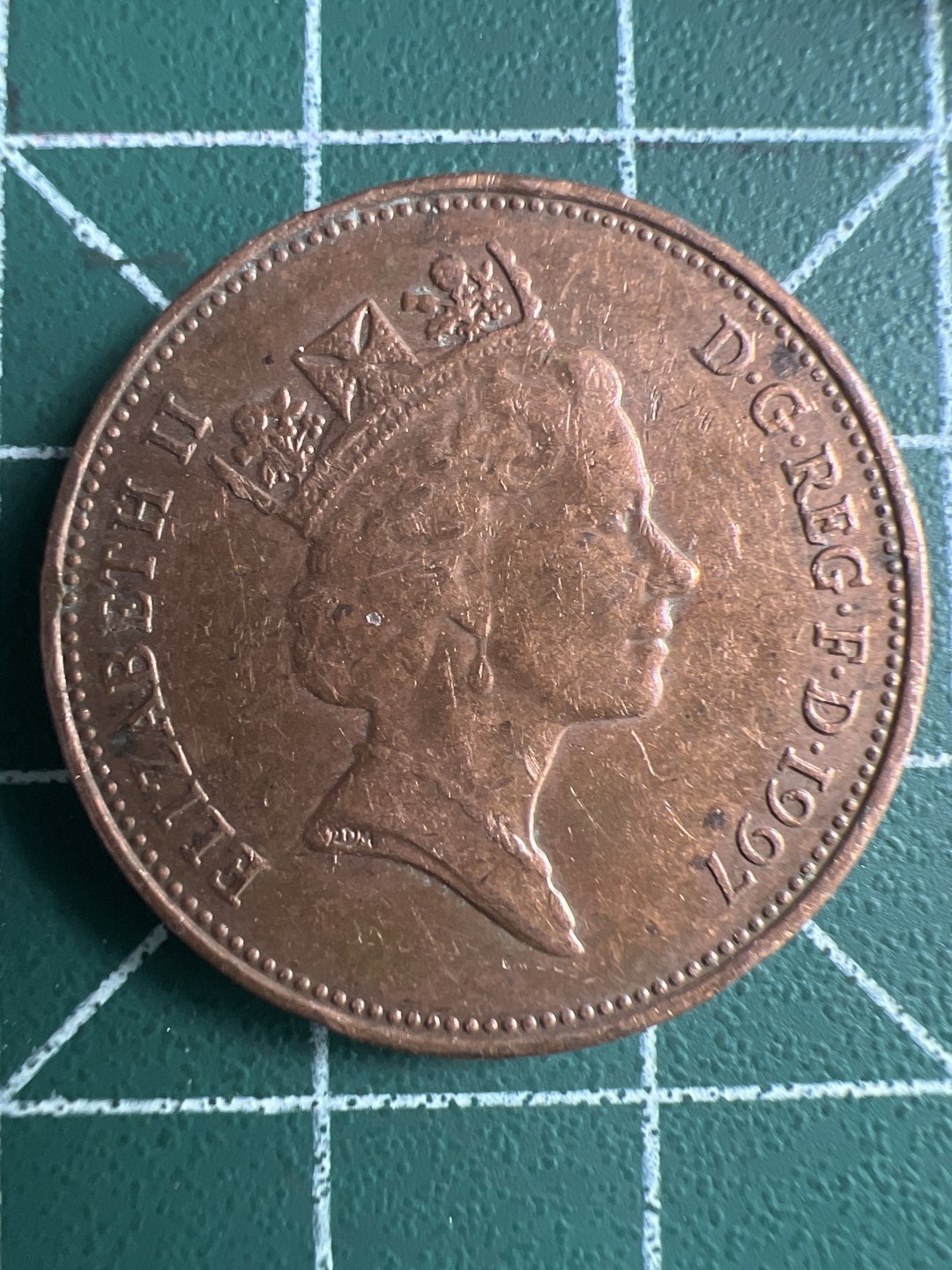 泡泡堂第259期  世界硬币 （无押金，捡漏，全场20包邮，偏远地区除外，接收代拍业务） 英国高冠2便士