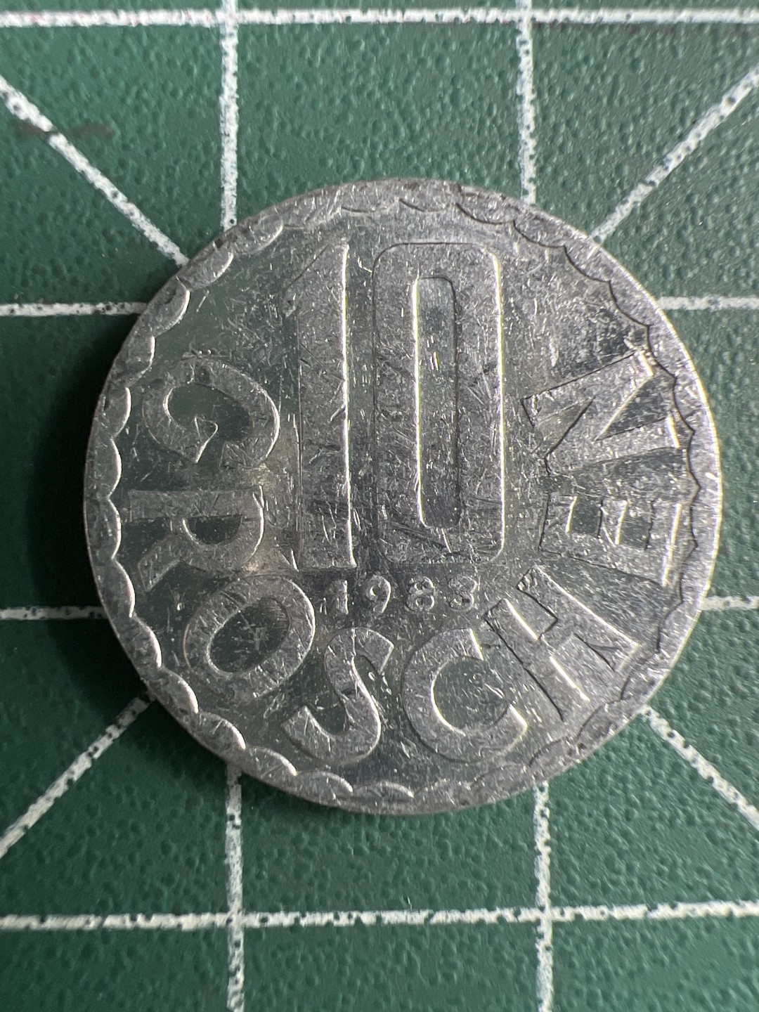 泡泡堂第291期  世界硬币 （无押金，捡漏，全场20包邮，偏远地区除外，接收代拍业务） 奥地利10格罗申