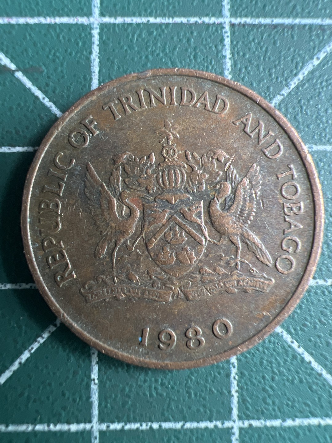 泡泡堂第283期  世界硬币 （无押金，捡漏，全场20包邮，偏远地区除外，接收代拍业务） 特立尼达和多巴哥5分