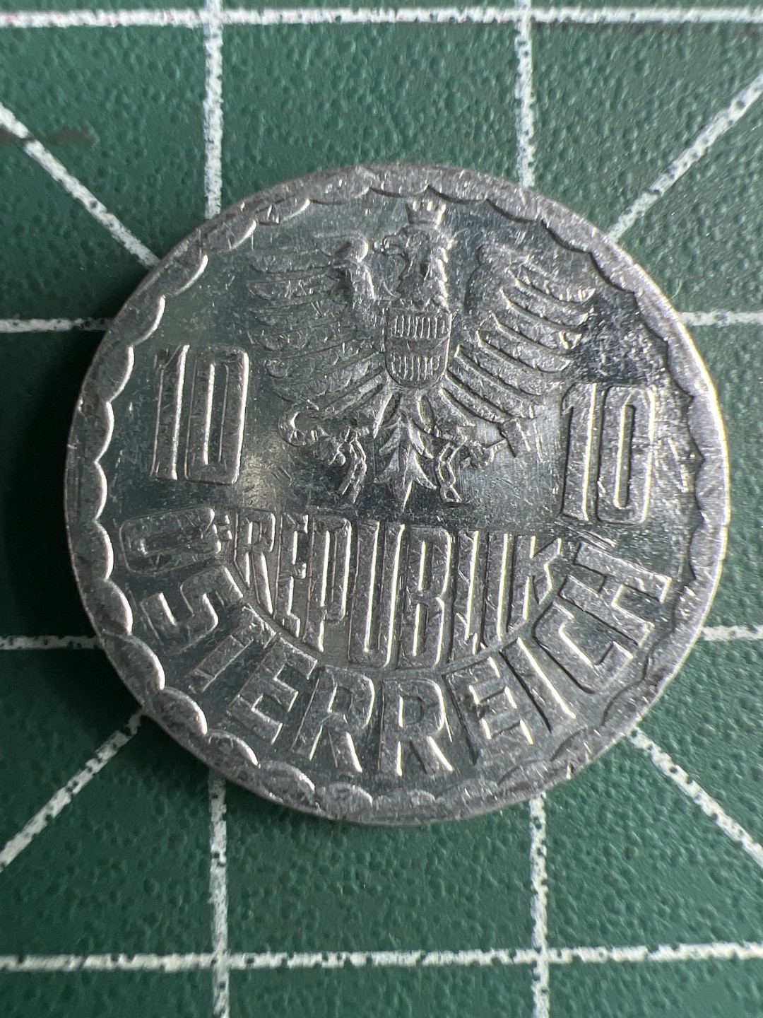 泡泡堂第291期  世界硬币 （无押金，捡漏，全场20包邮，偏远地区除外，接收代拍业务） 奥地利10格罗申