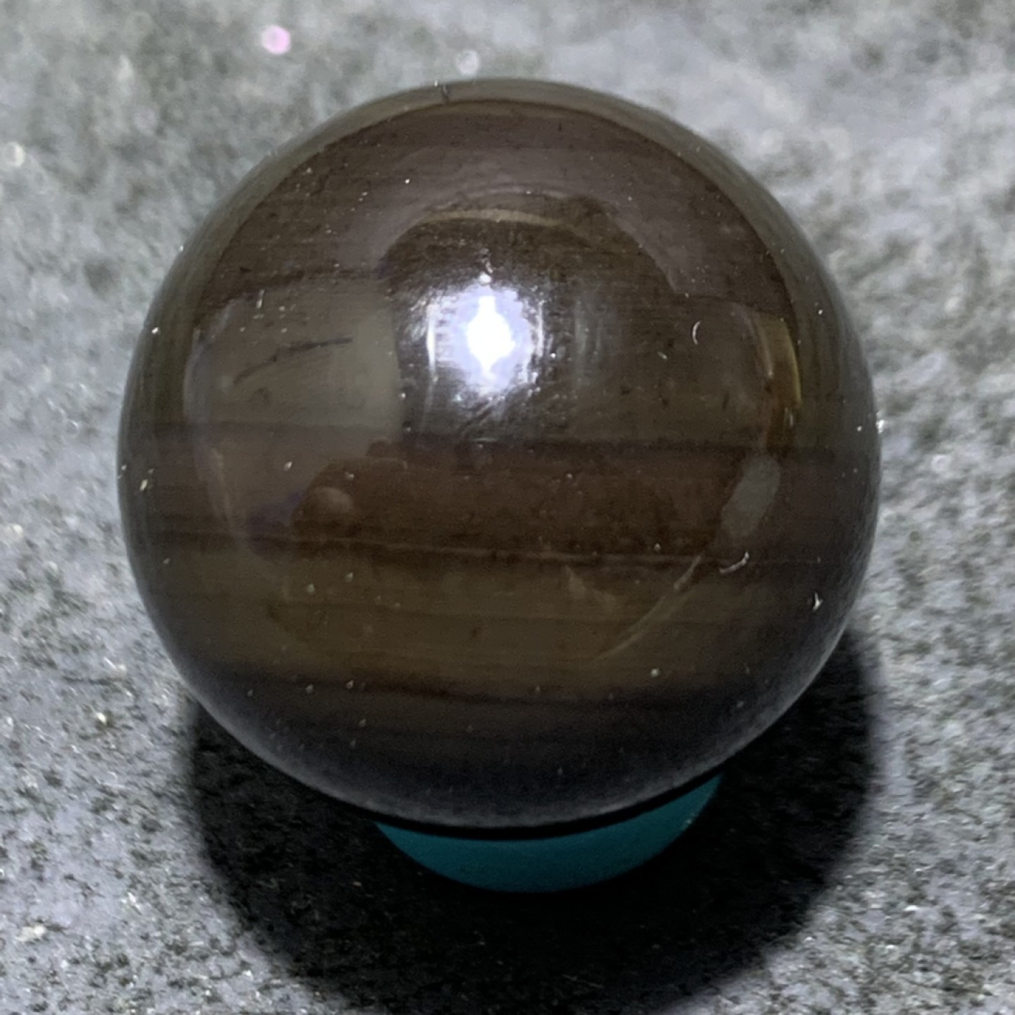 精美天眼缠丝玛瑙2.0圆珠一颗，