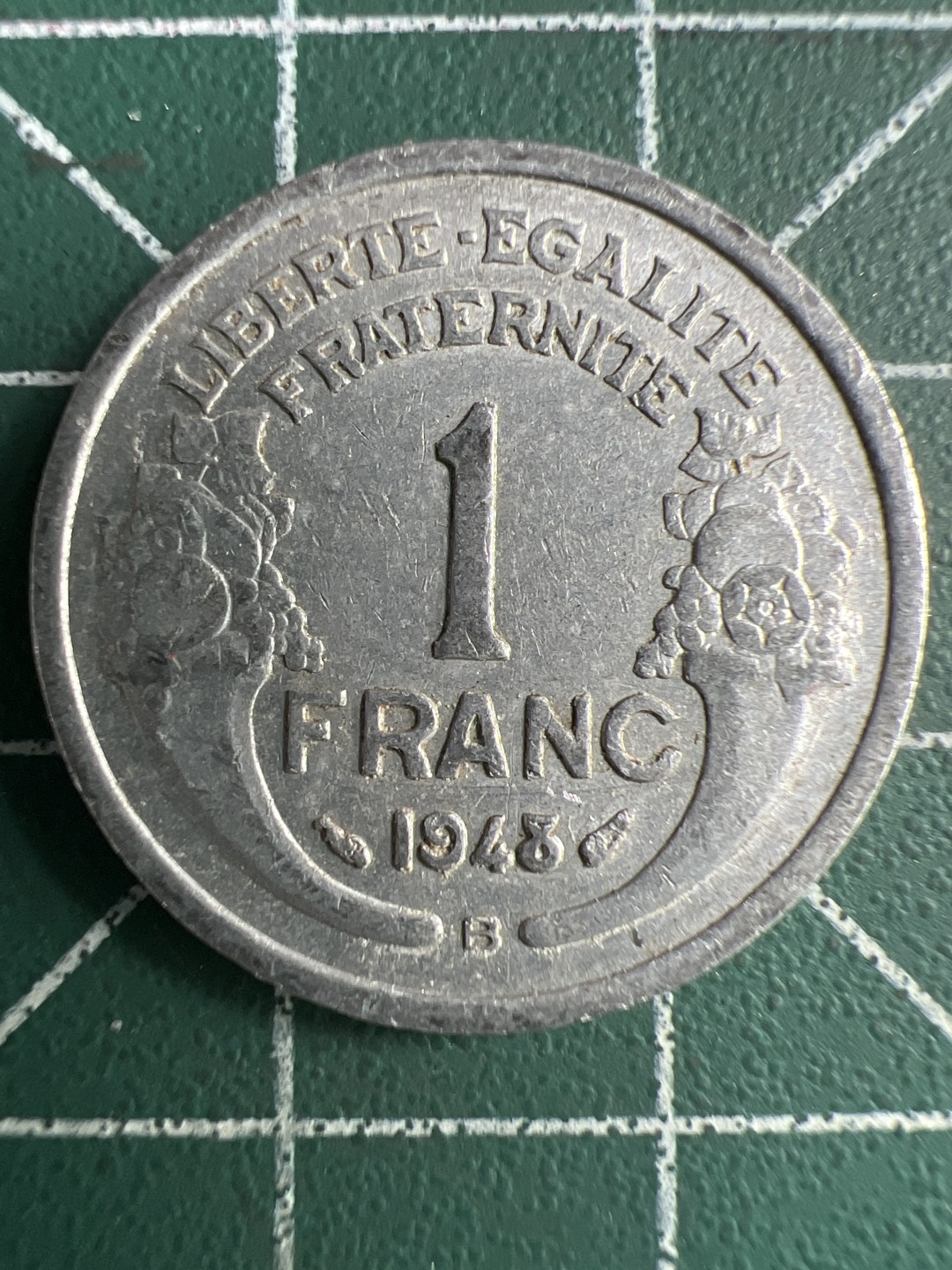 泡泡堂第279期  世界硬币 （无押金，捡漏，全场20包邮，偏远地区除外，接收代拍业务） 法国1法郎