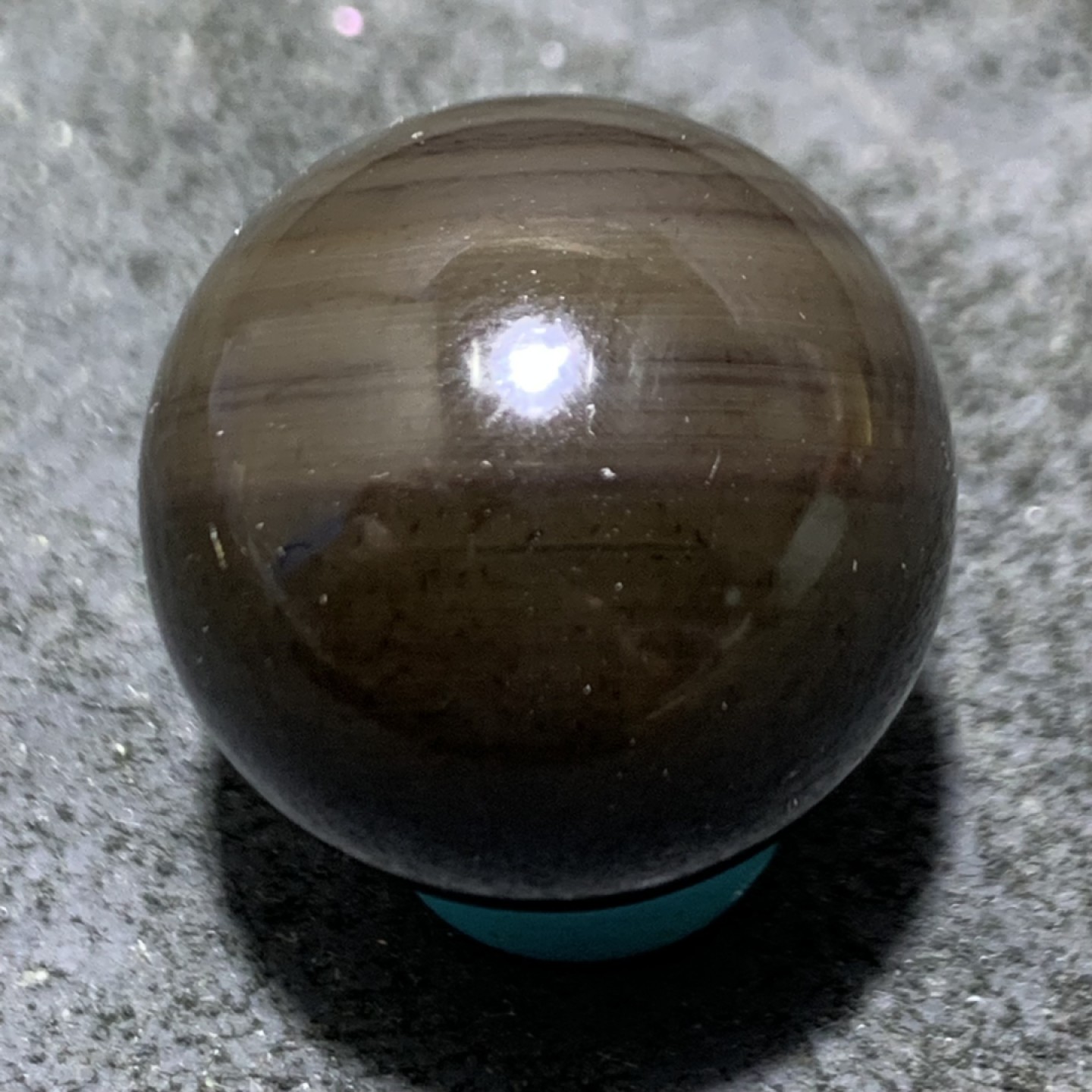 精美天眼缠丝玛瑙2.0圆珠一颗，