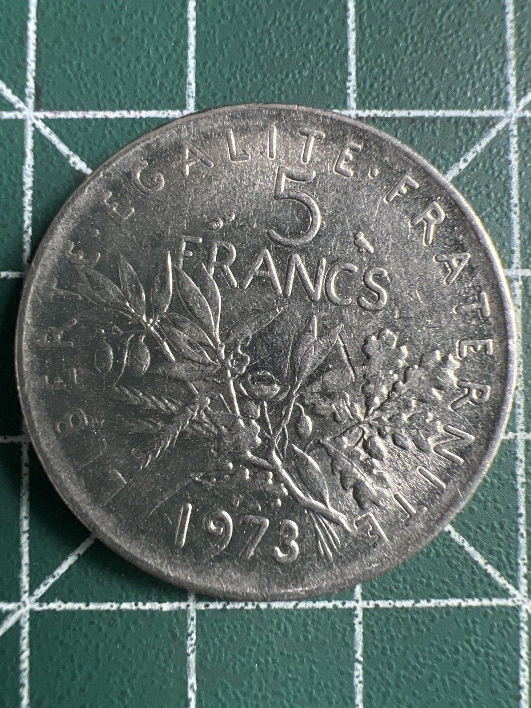 泡泡堂第288期  世界硬币 （无押金，捡漏，全场20包邮，偏远地区除外，接收代拍业务） 法国5法郎