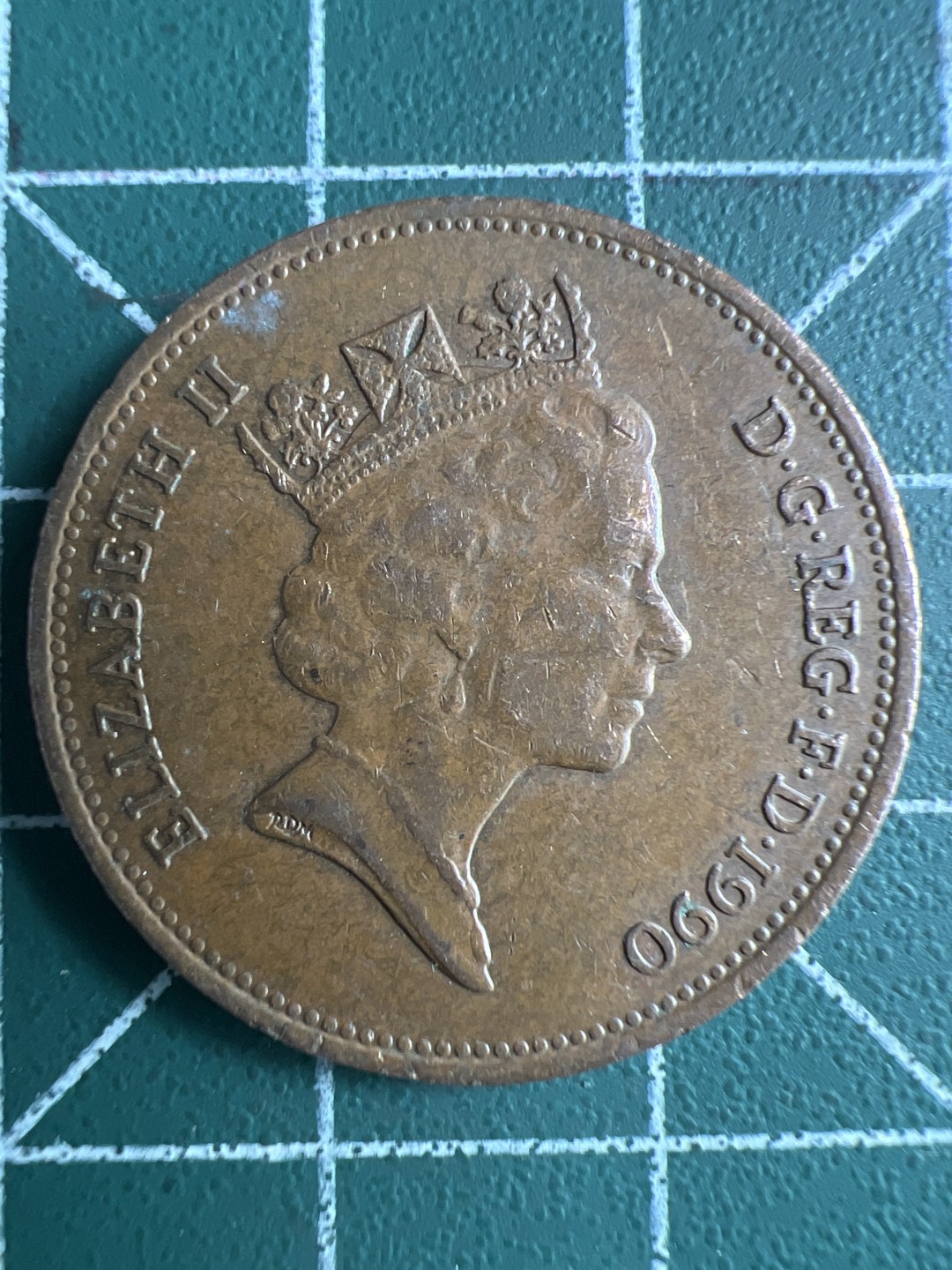 泡泡堂第288期  世界硬币 （无押金，捡漏，全场20包邮，偏远地区除外，接收代拍业务） 英国高冠2便士