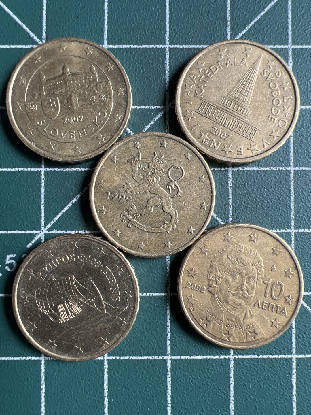 泡泡堂微拍第128幕硬币捡漏可累计专场👿👿，累计满二十元包邮，接受代拍业务 十欧分五枚