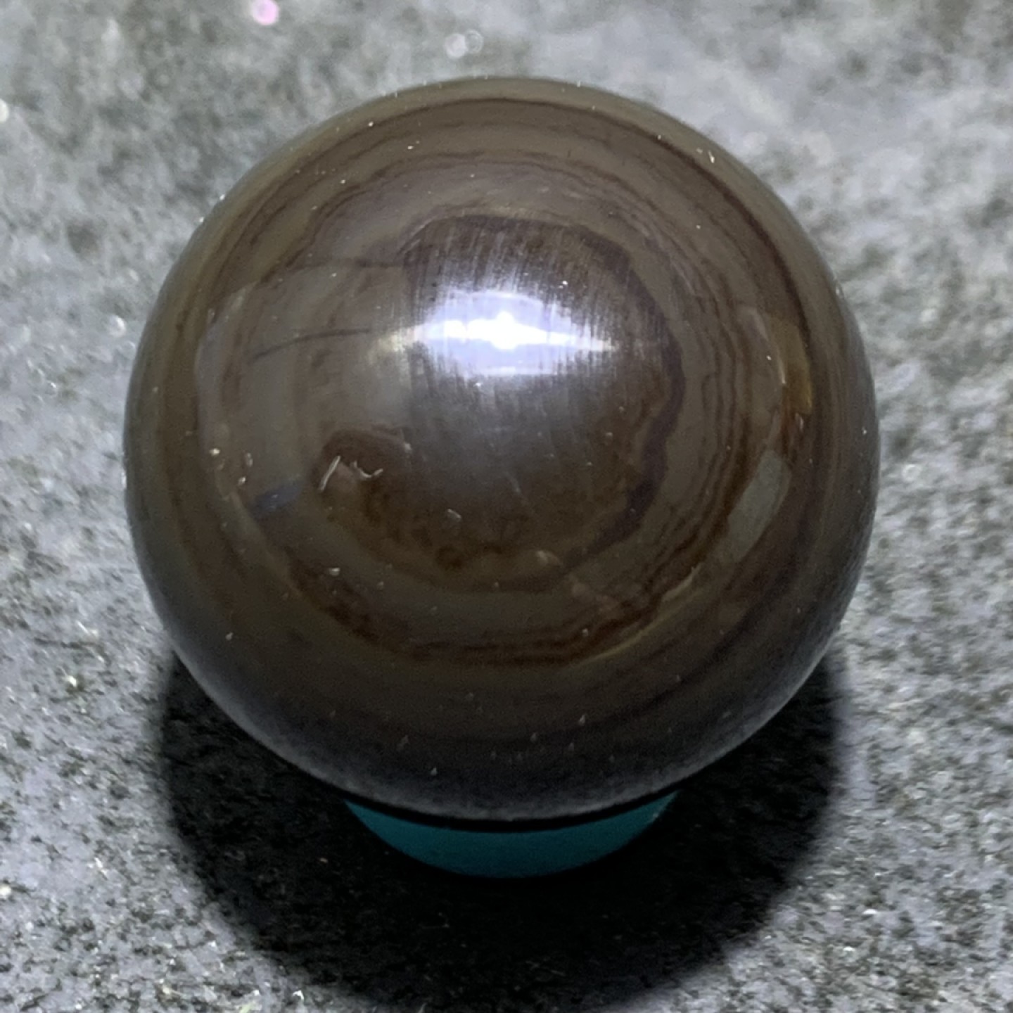 精美天眼缠丝玛瑙2.0圆珠一颗，