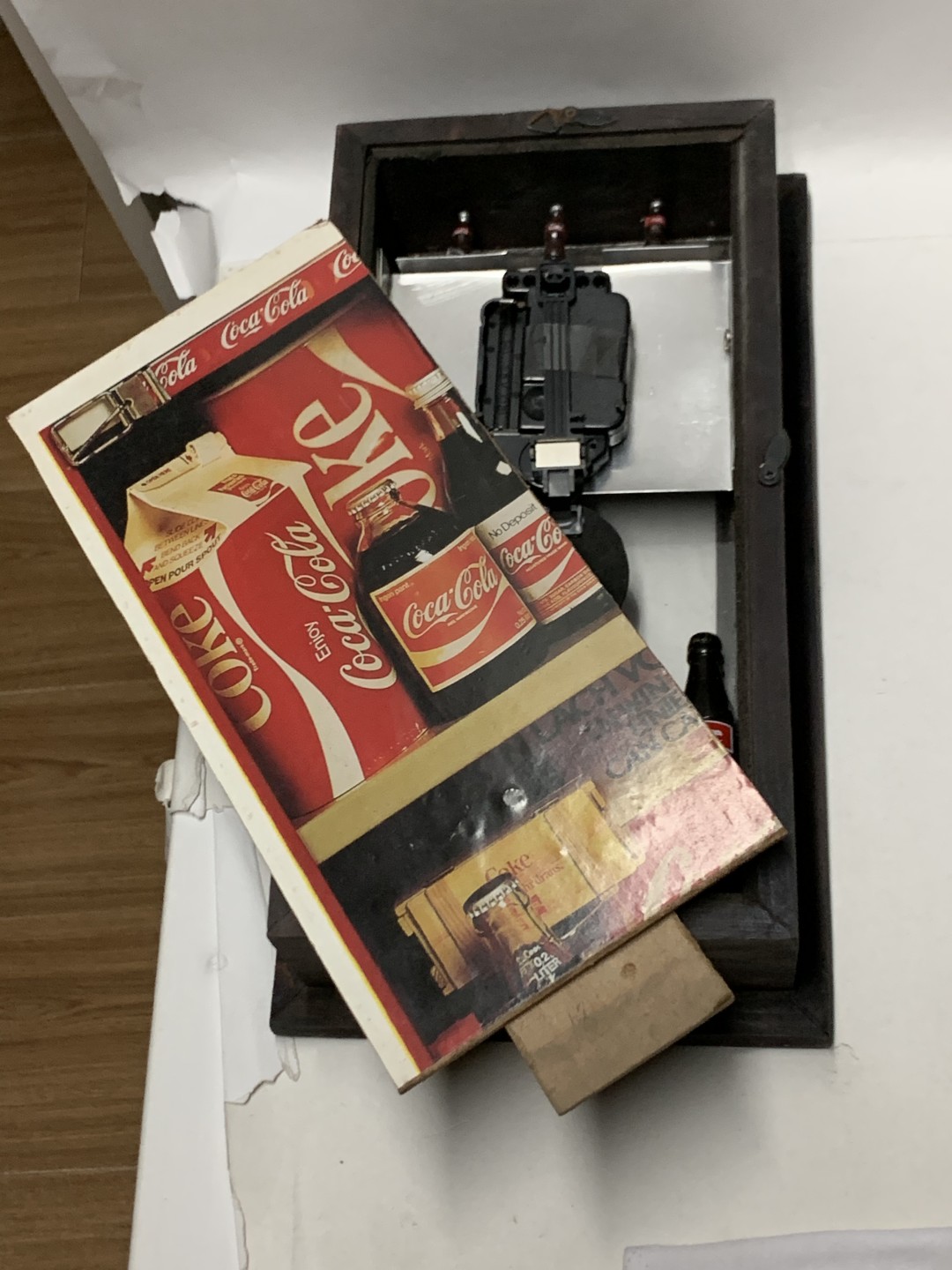 零元拍：二十年前老古董，可口可乐座钟，随意出价