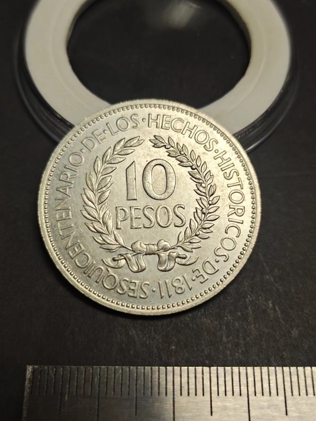 【8个洞收藏】第5场★0押0起一件包邮★银币专场（持续更新····） 7天连拍 1961年 乌拉圭纪念银币 10比索