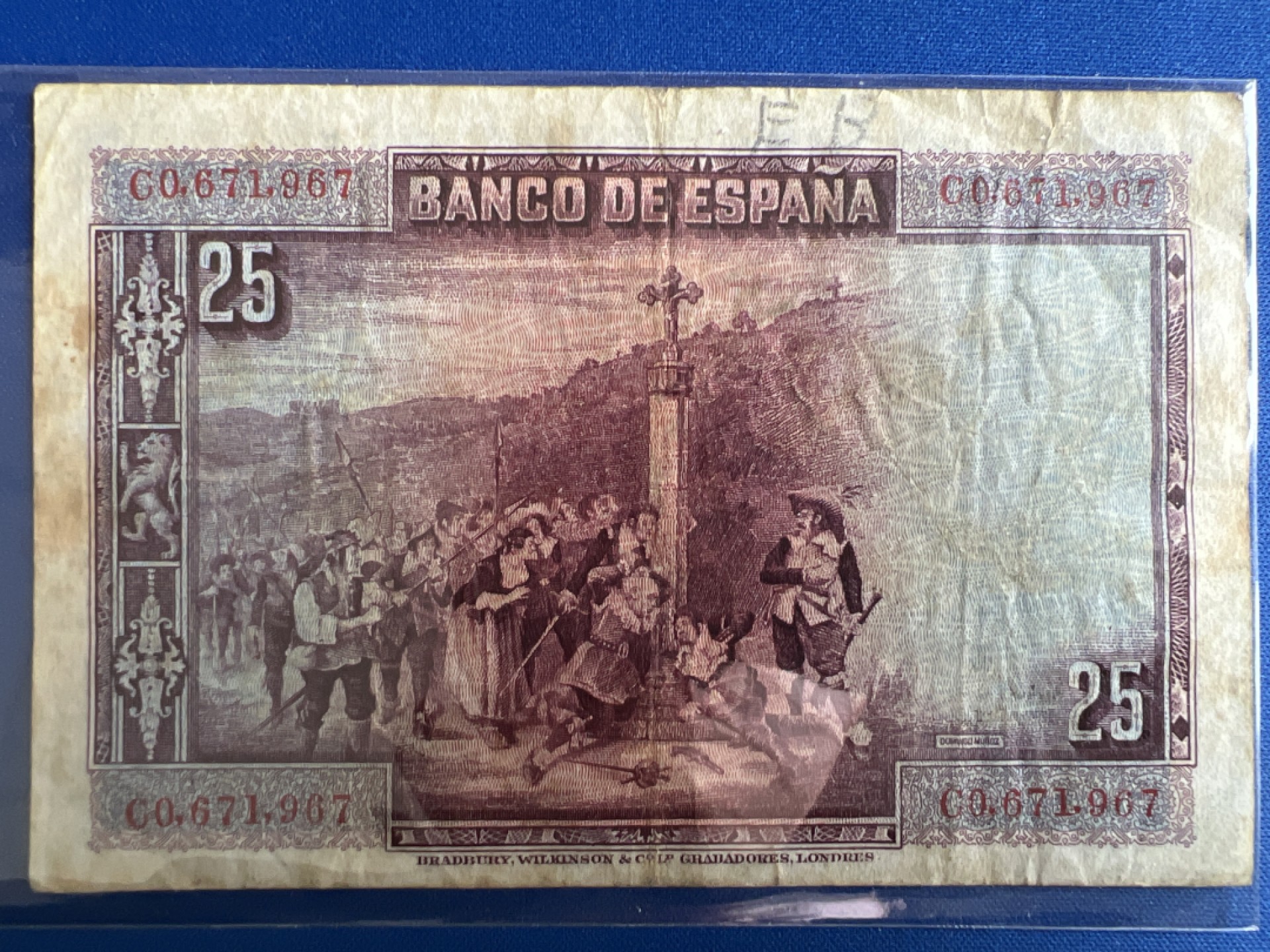 泡泡堂微拍第一百〇七幕纸币捡漏可累计专场👿👿，累计满二十元包邮，接受代拍业务 西班牙25比塞塔